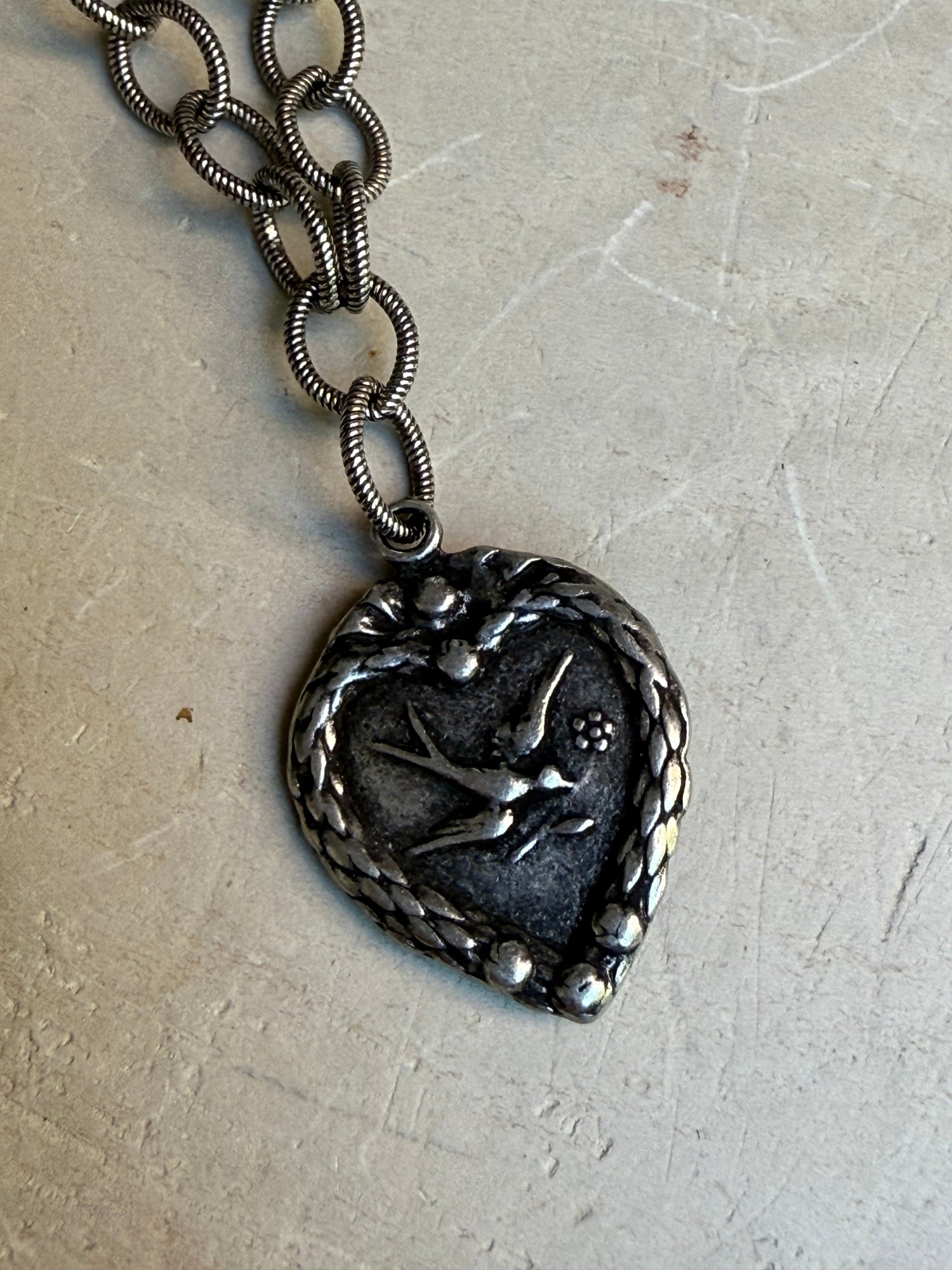 EKD Victorian Heart Necklace