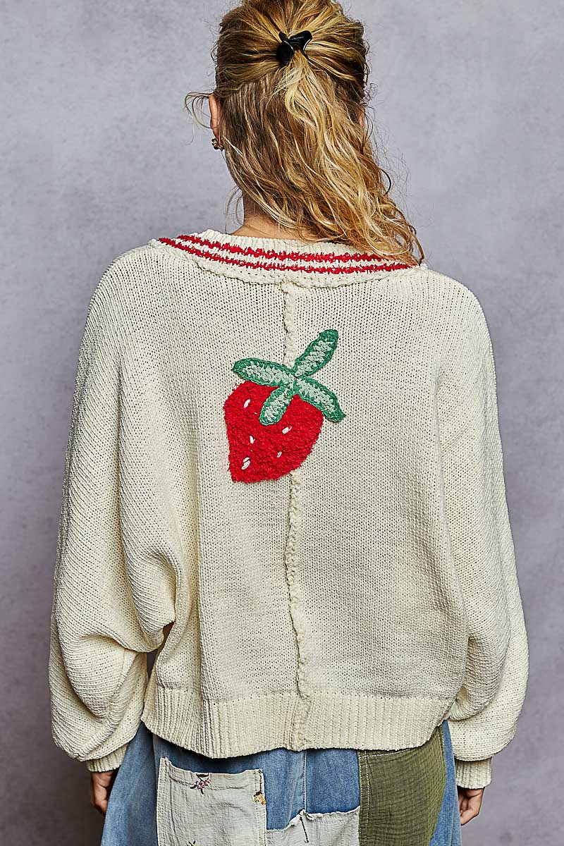Strawberries on Cream Sweater