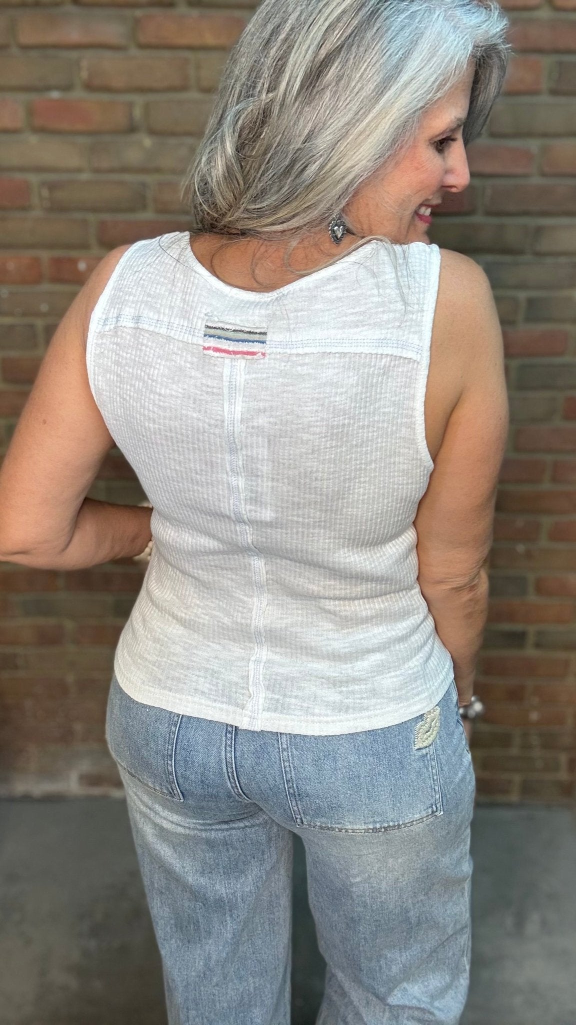 Star and Studded Tank Top - Vintage Vault Boutique