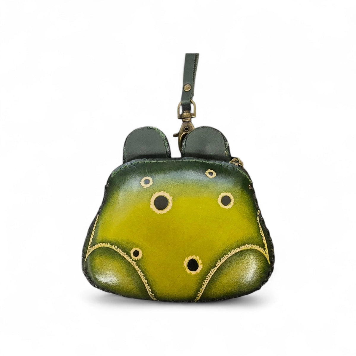 Leather Frog Wristlet - Vintage Vault Boutique