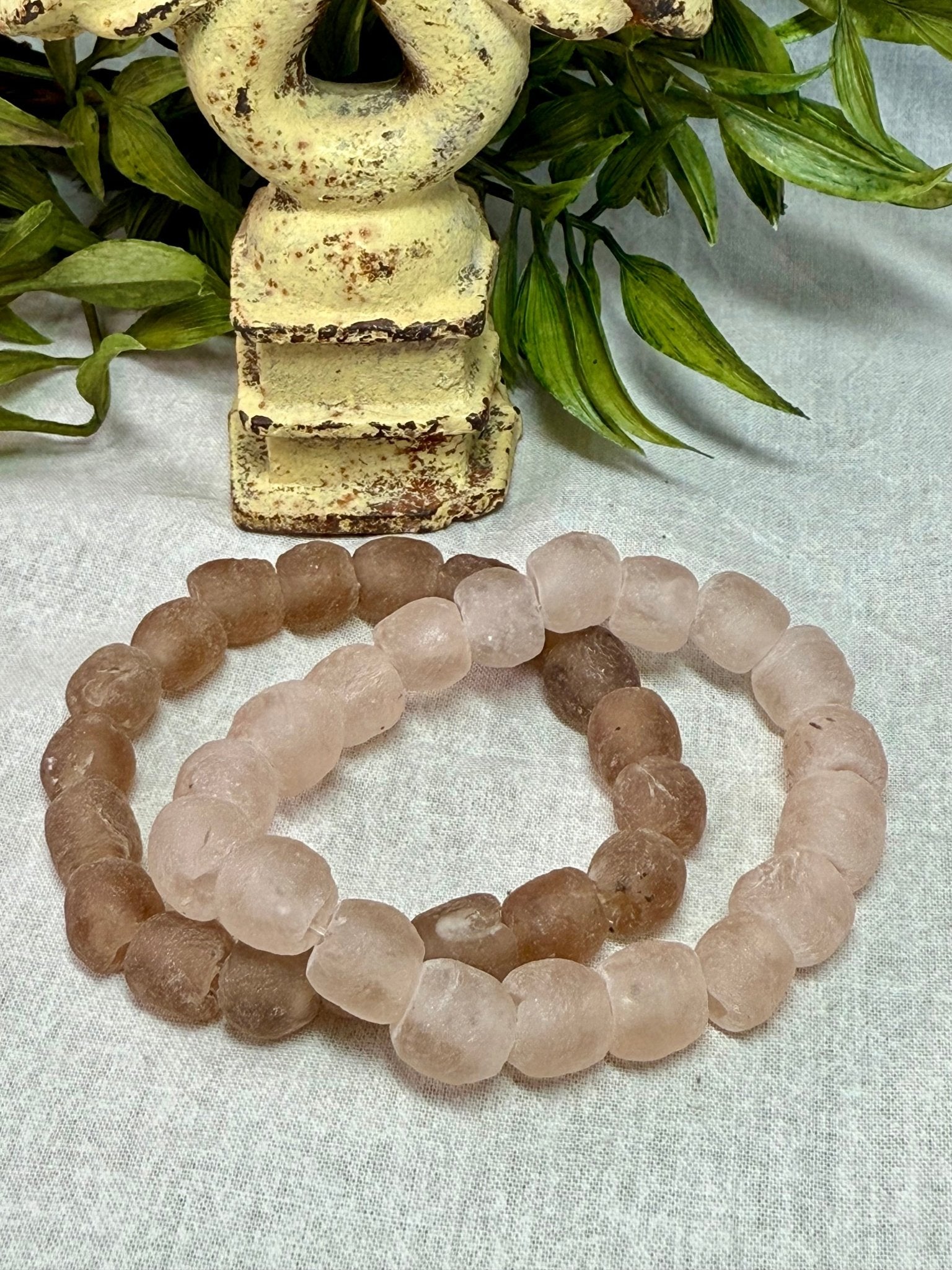 Seaglass Stretch Bracelets - Vintage Vault Boutique