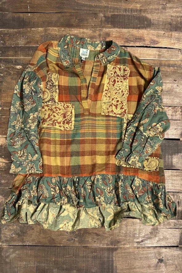 Stormy Skies Top - Vintage Vault Boutique