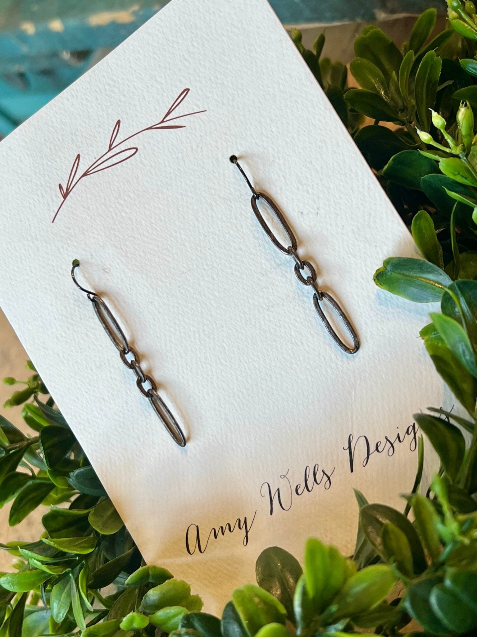 Antique Pewter Earrings - Vintage Vault Boutique