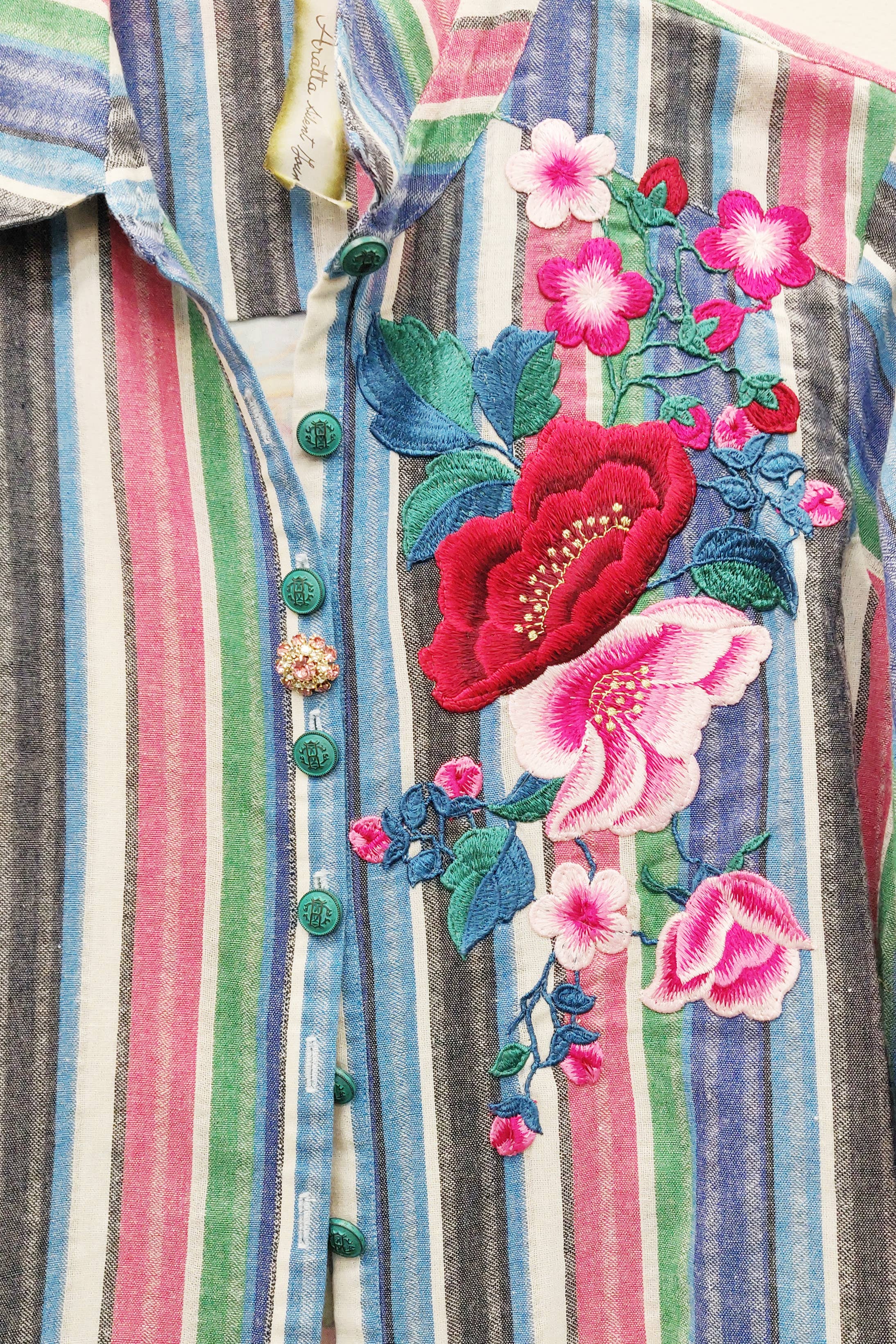 Miss June Blue/White Shirt