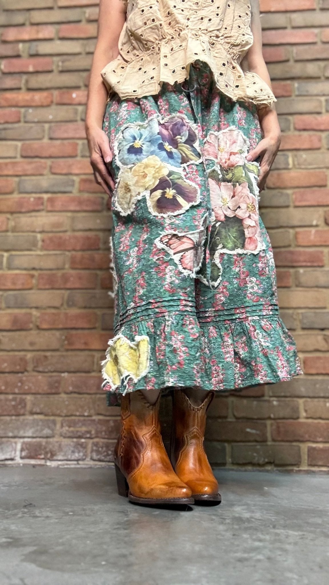 Victorian Dreams Bloomers in Rose Garden - Vintage Vault Boutique