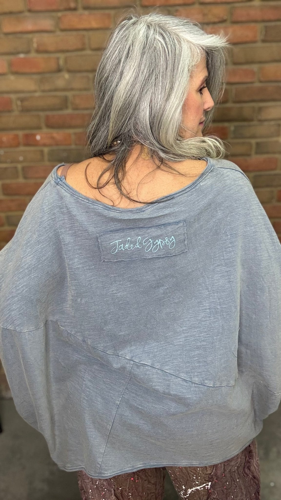 Vintage Blue Denim Be Free Top - Vintage Vault Boutique
