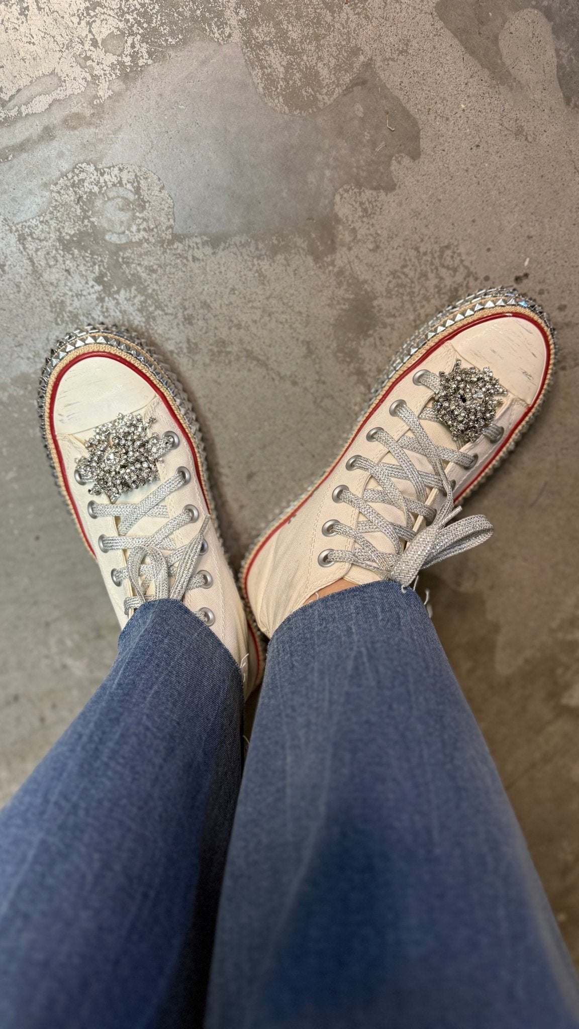 RockStud High Top Sneakers - Vintage Vault Boutique