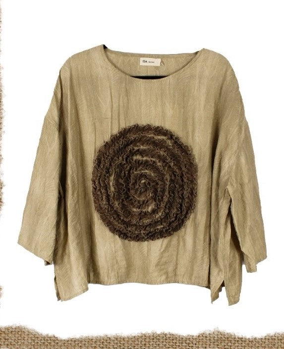 Ivory Swirl Top