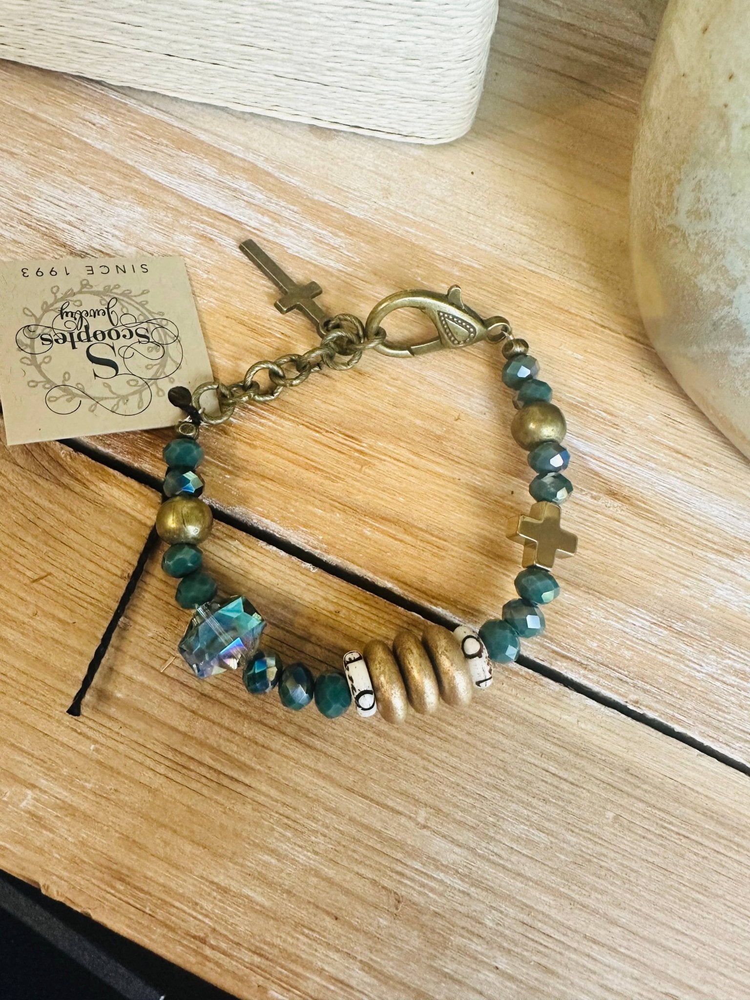 Moody Blue Turquoise Bracelet - Vintage Vault Boutique