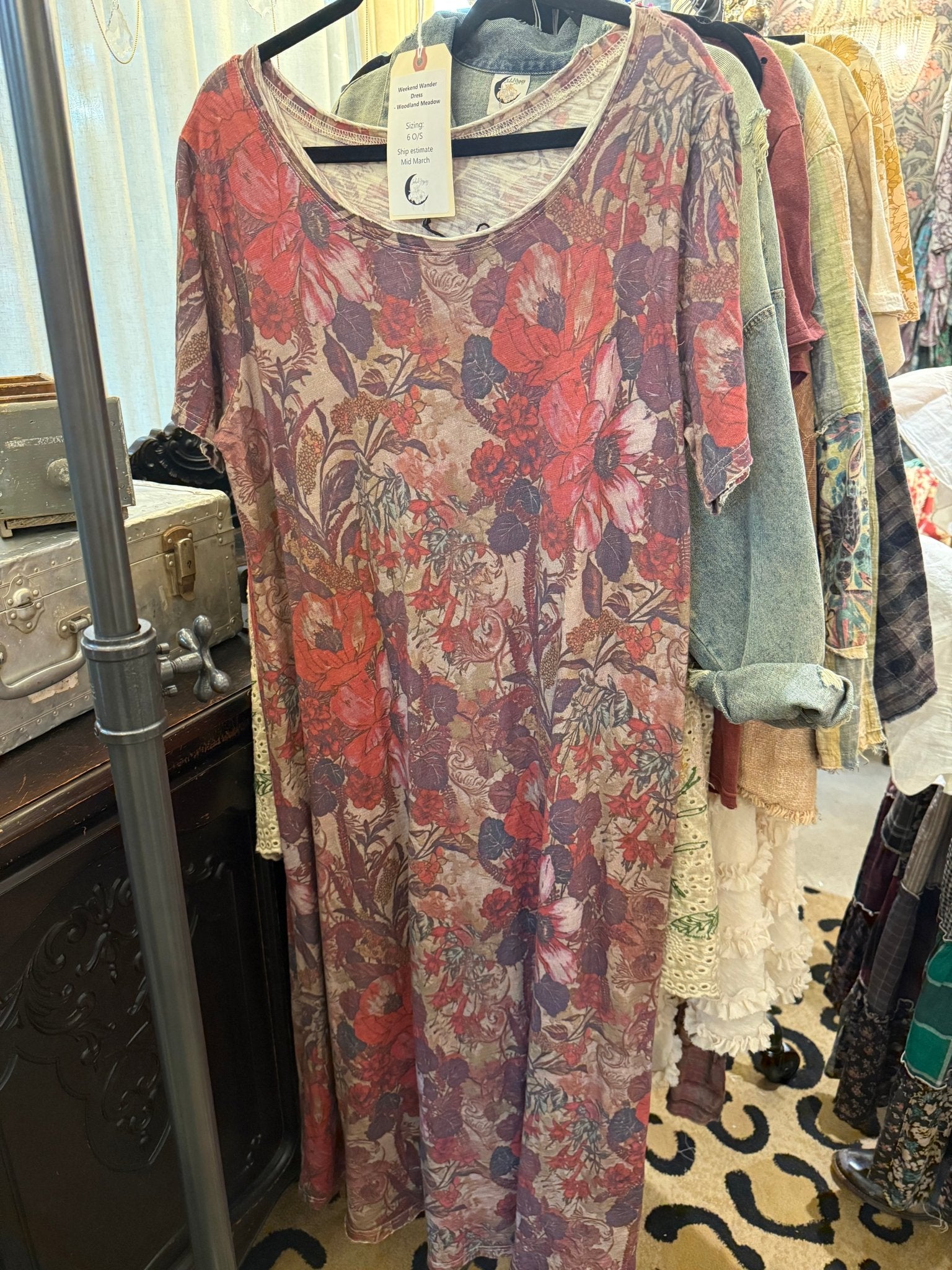 Weekend Wander Dress - Woodland Meadow - Vintage Vault Boutique