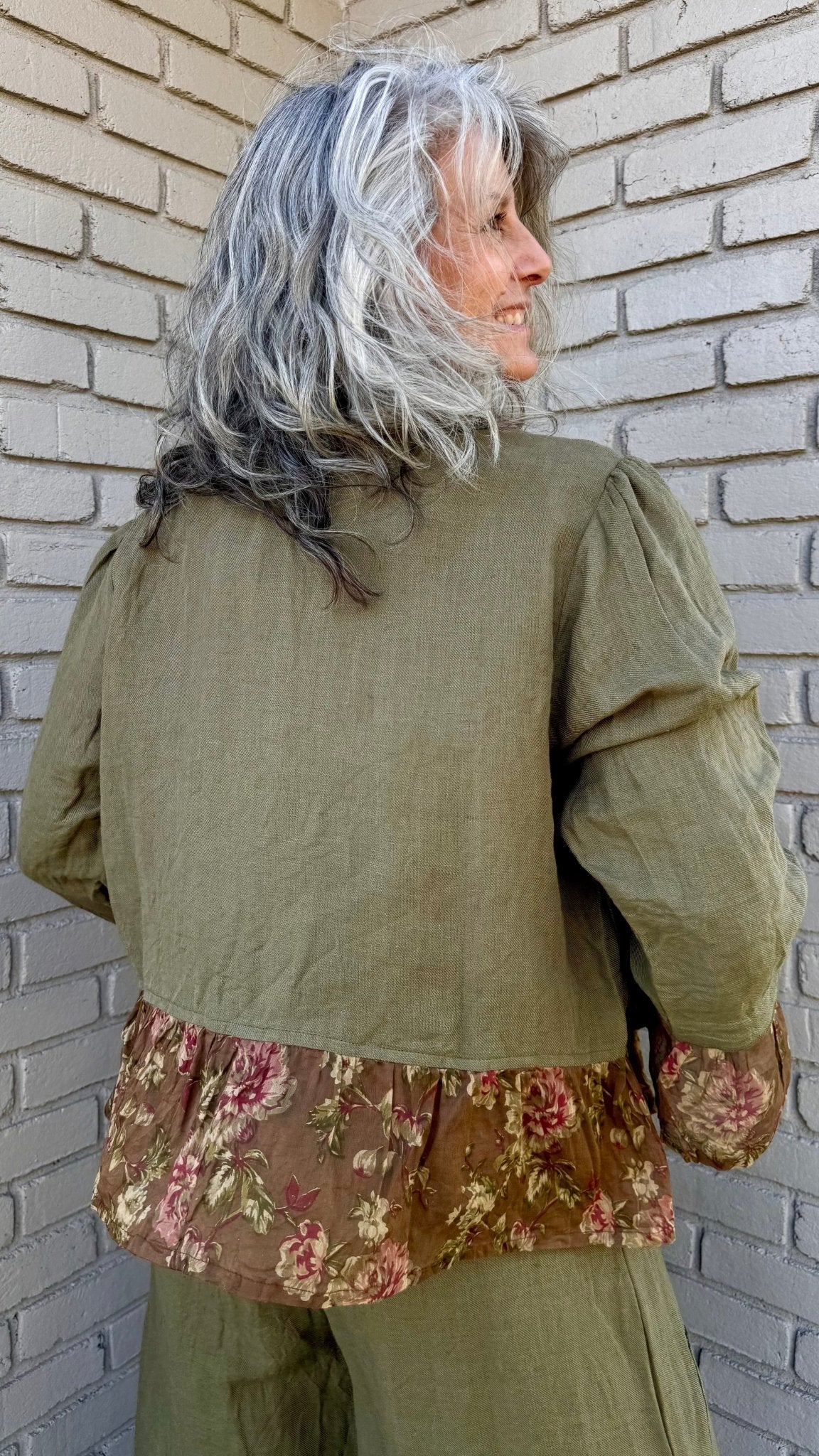 Mathis Jacket in Moss - Vintage Vault Boutique