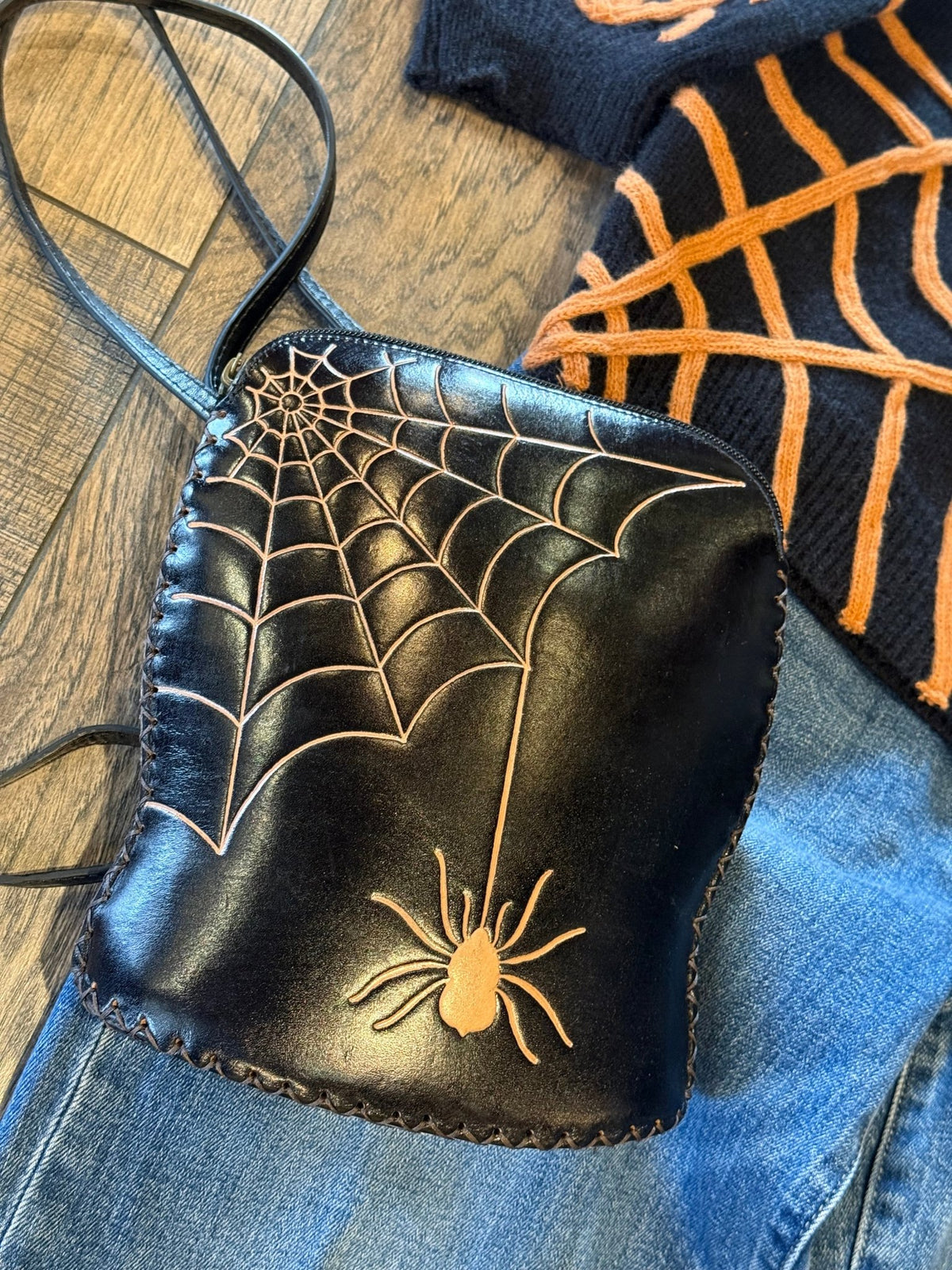 Spider Backpack Cross-Body Purse 871 - Vintage Vault Boutique