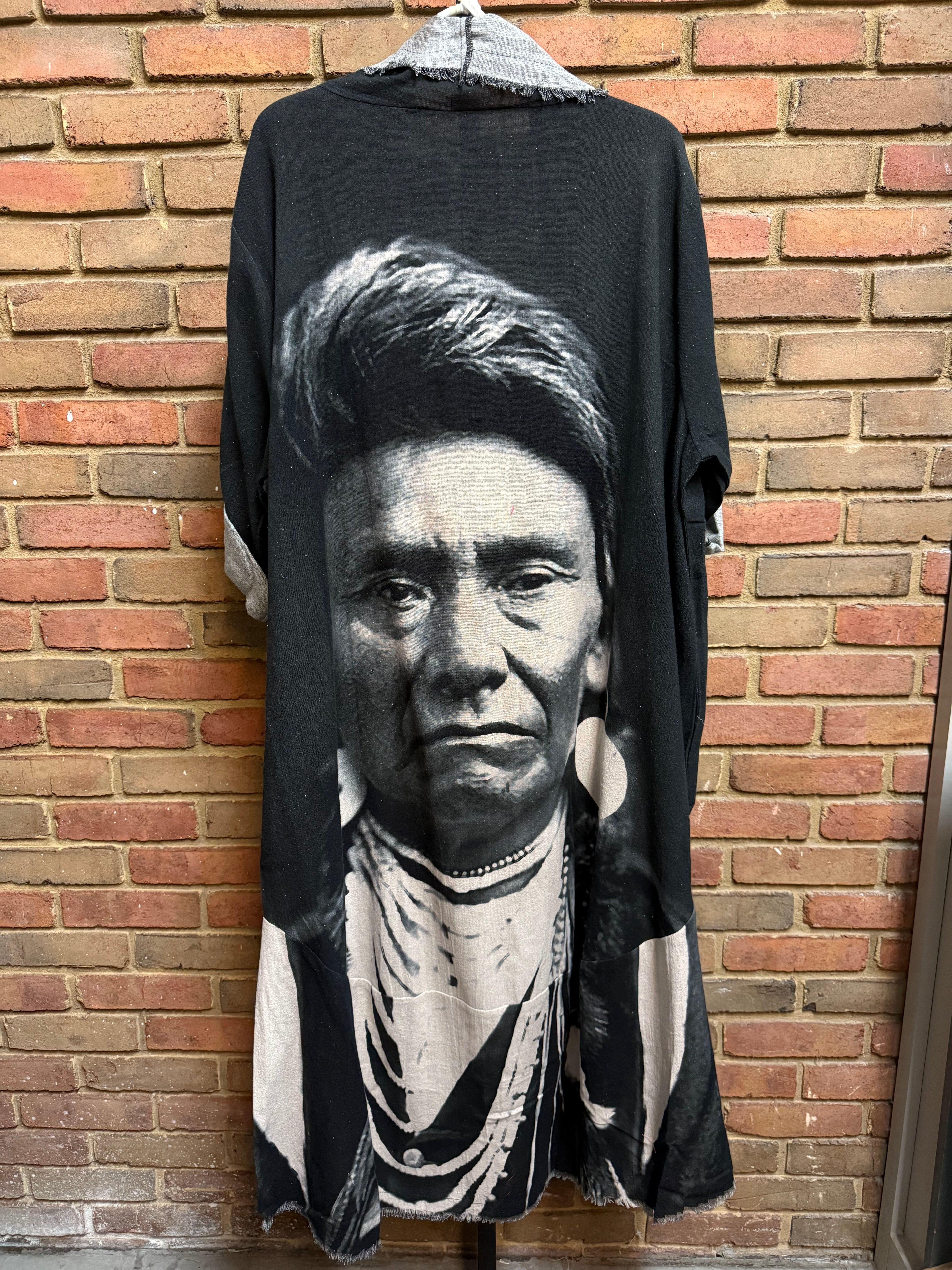 Native American Grey Duster