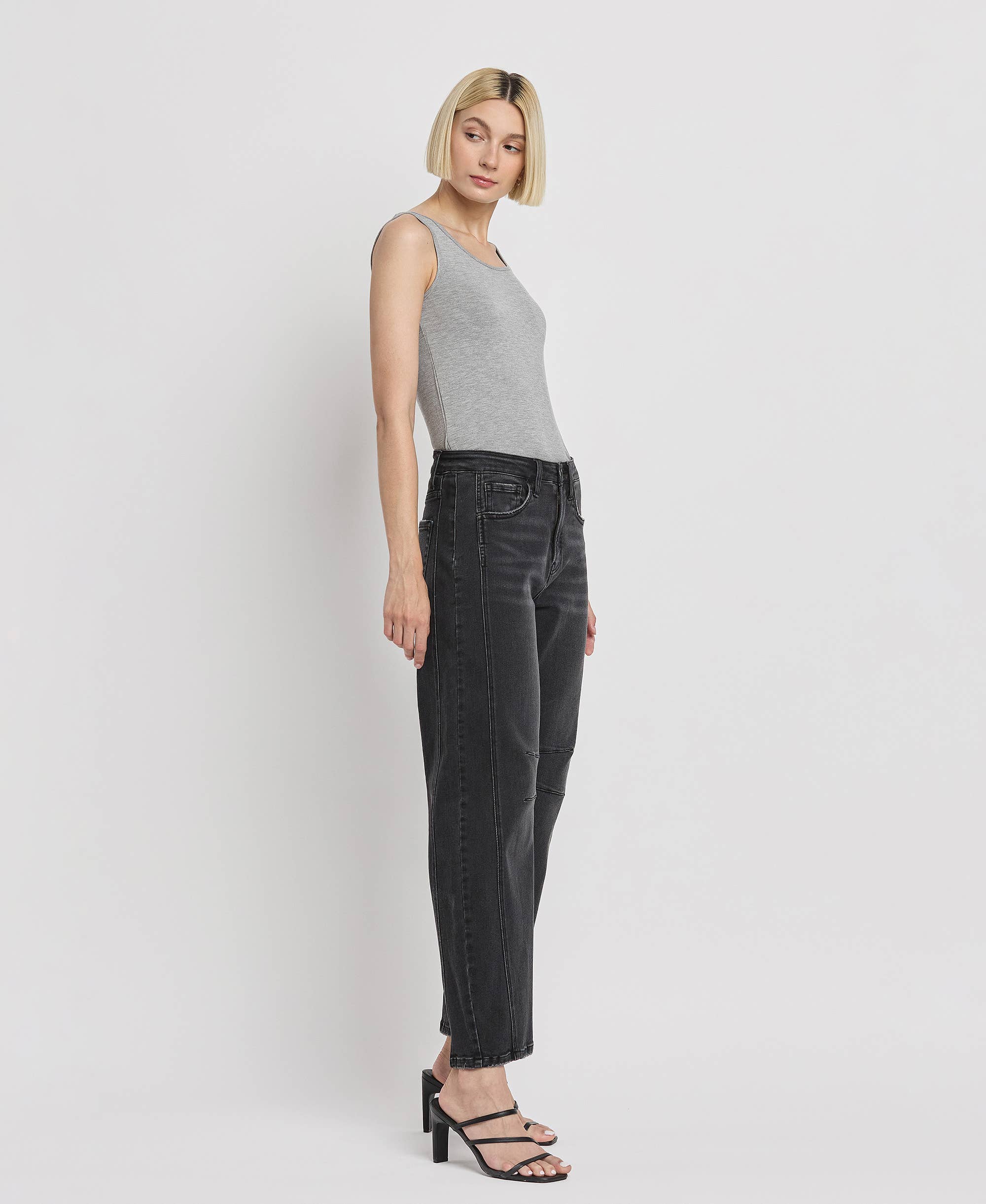 Ankle Barrel Leg Jean