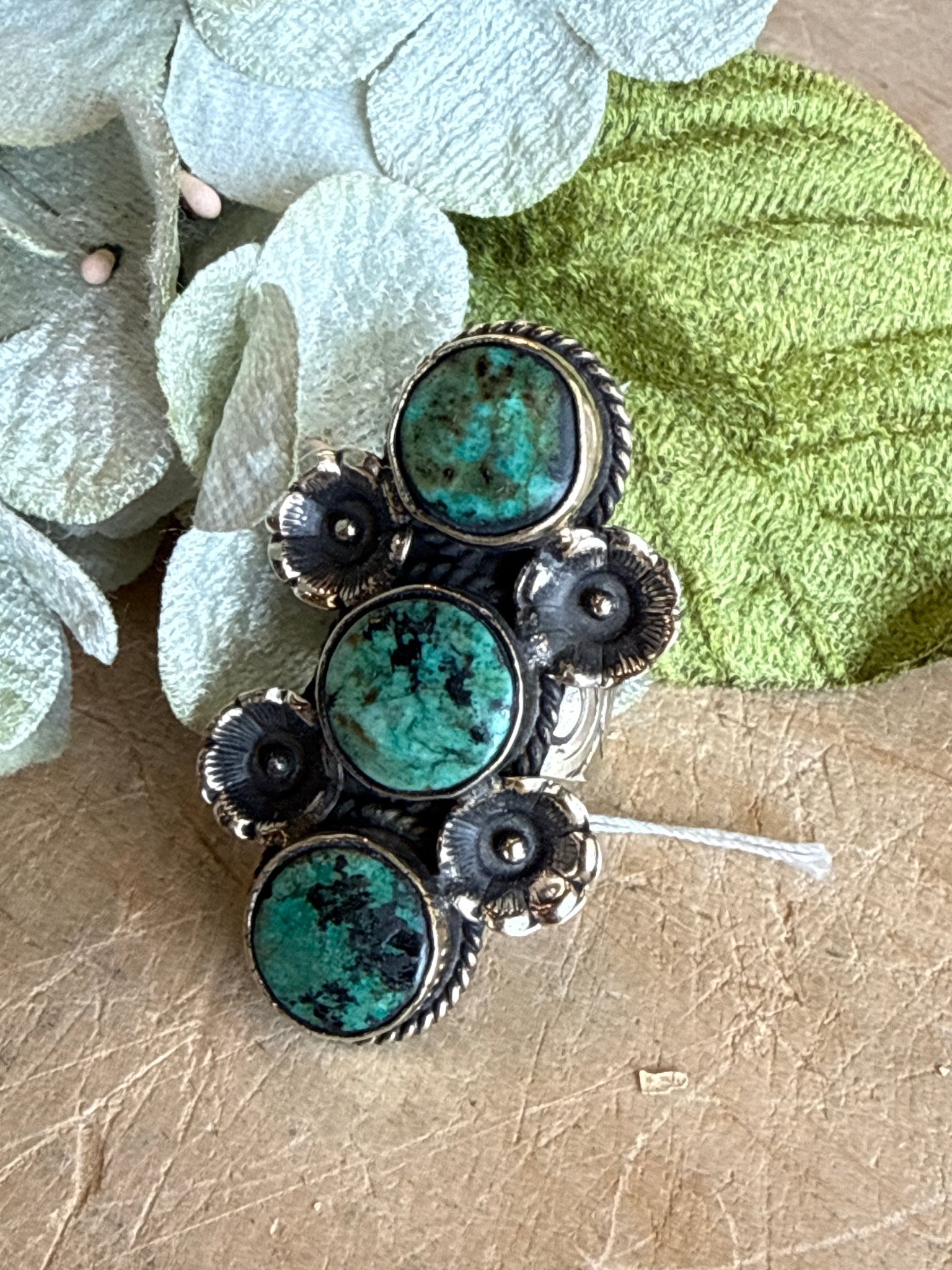 Trip Turq Ring - Vintage Vault Boutique