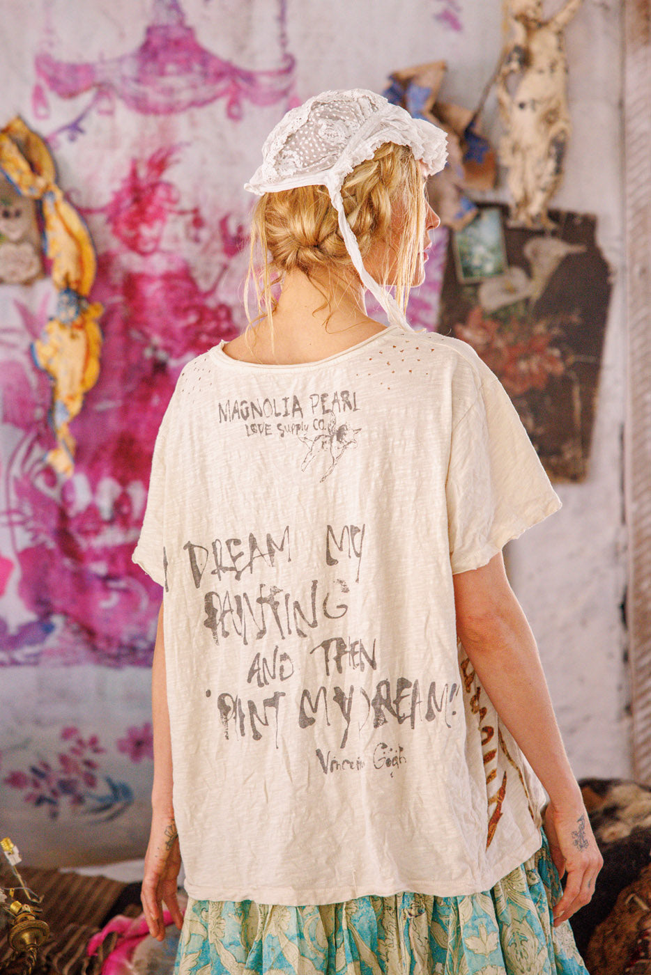 Top 2376 Vincent Still Life Tee Moonlight