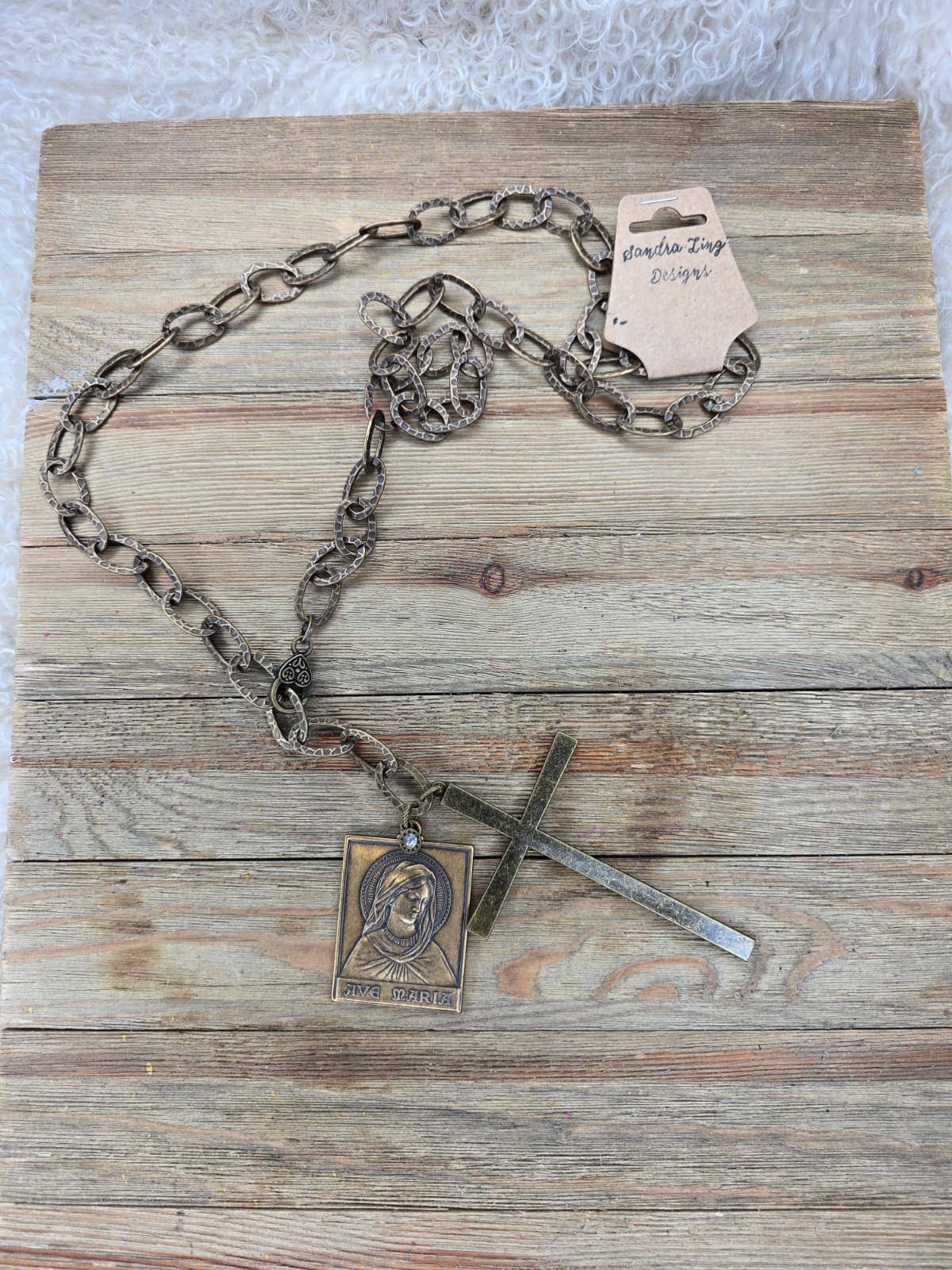 Faith & Strength Chain Necklace