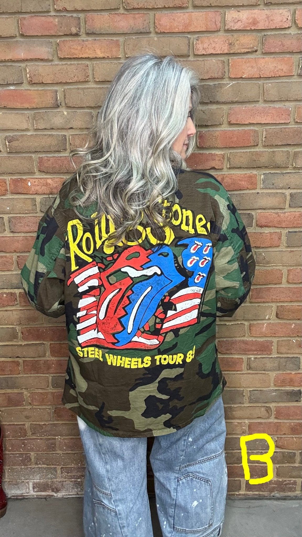 The Rolling Stones Camo Jacket - Vintage Vault Boutique