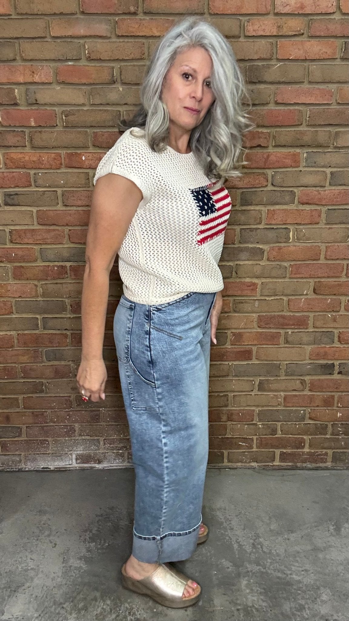 Washed and Worn Slim Barrel Jean - Vintage Vault Boutique