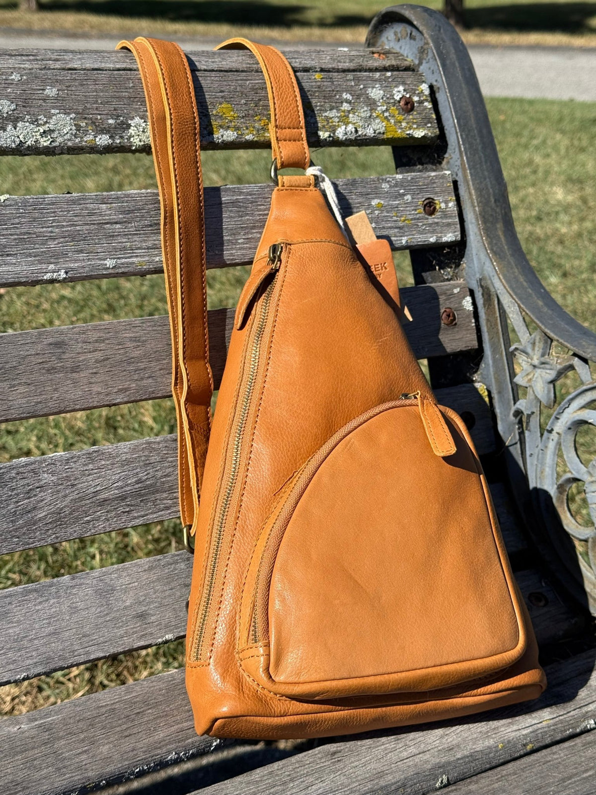 Leather Sling Bag 205 - Vintage Vault Boutique