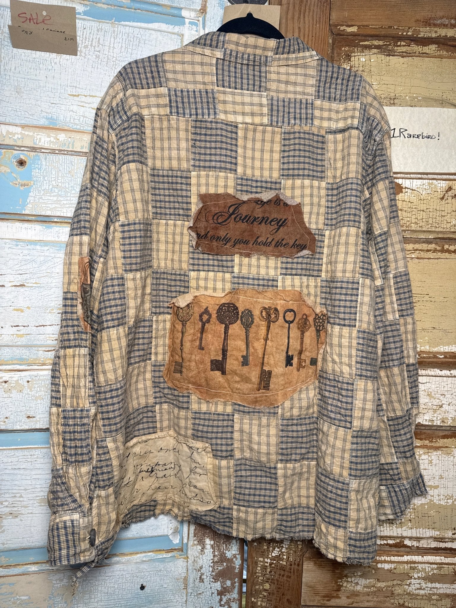 Checks and Keys Top - Vintage Vault Boutique