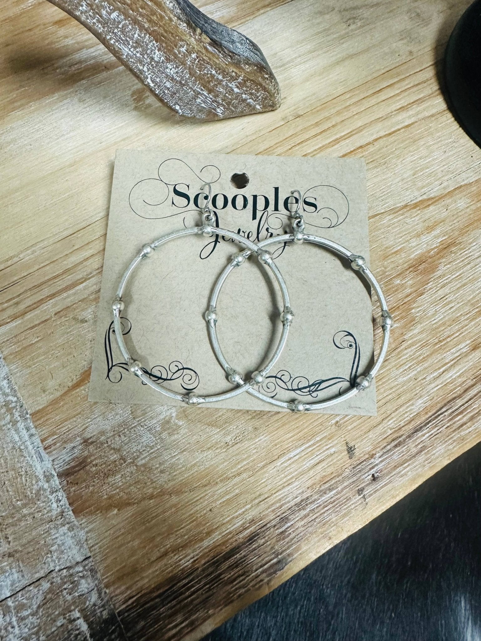Silver Hoopla Earring - Vintage Vault Boutique