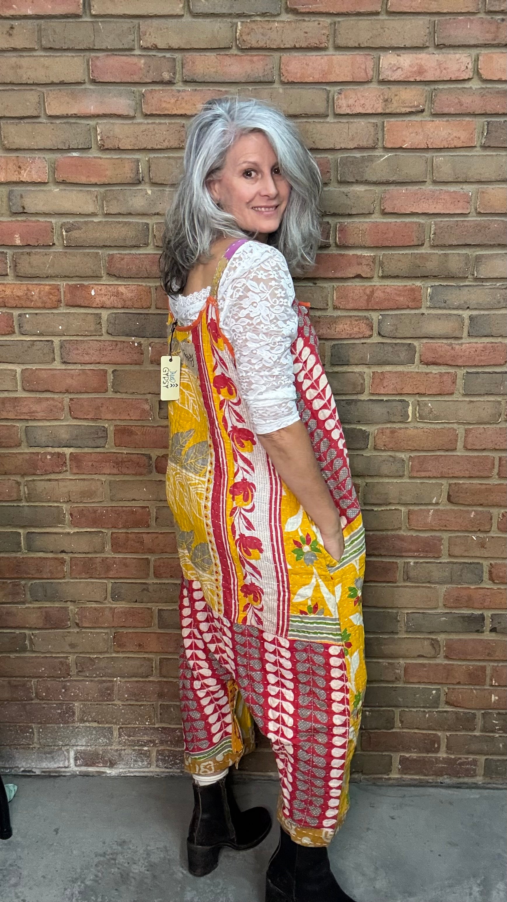 Kantha Sunrise Romper JG-75