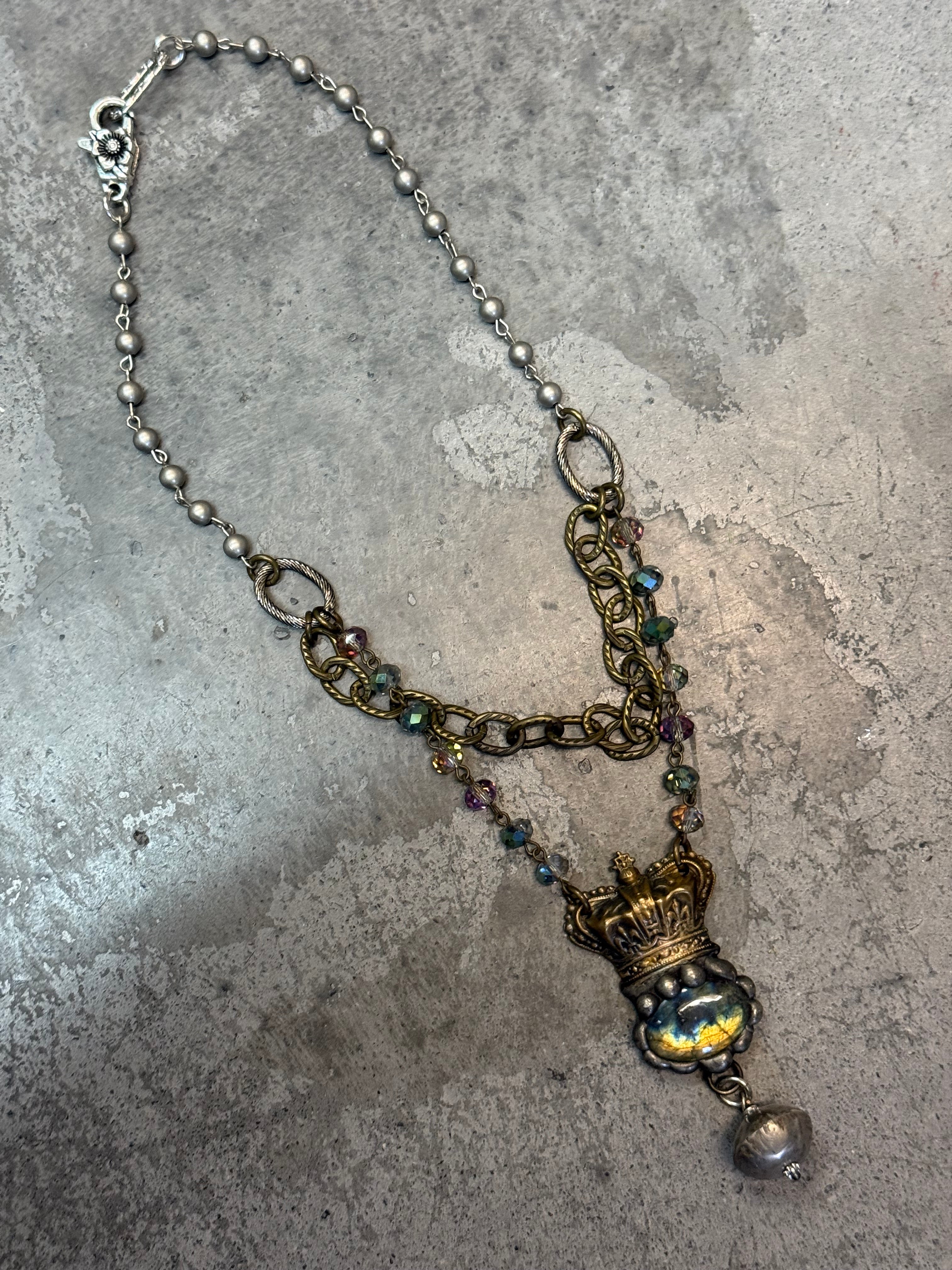 Crown Stone Necklace