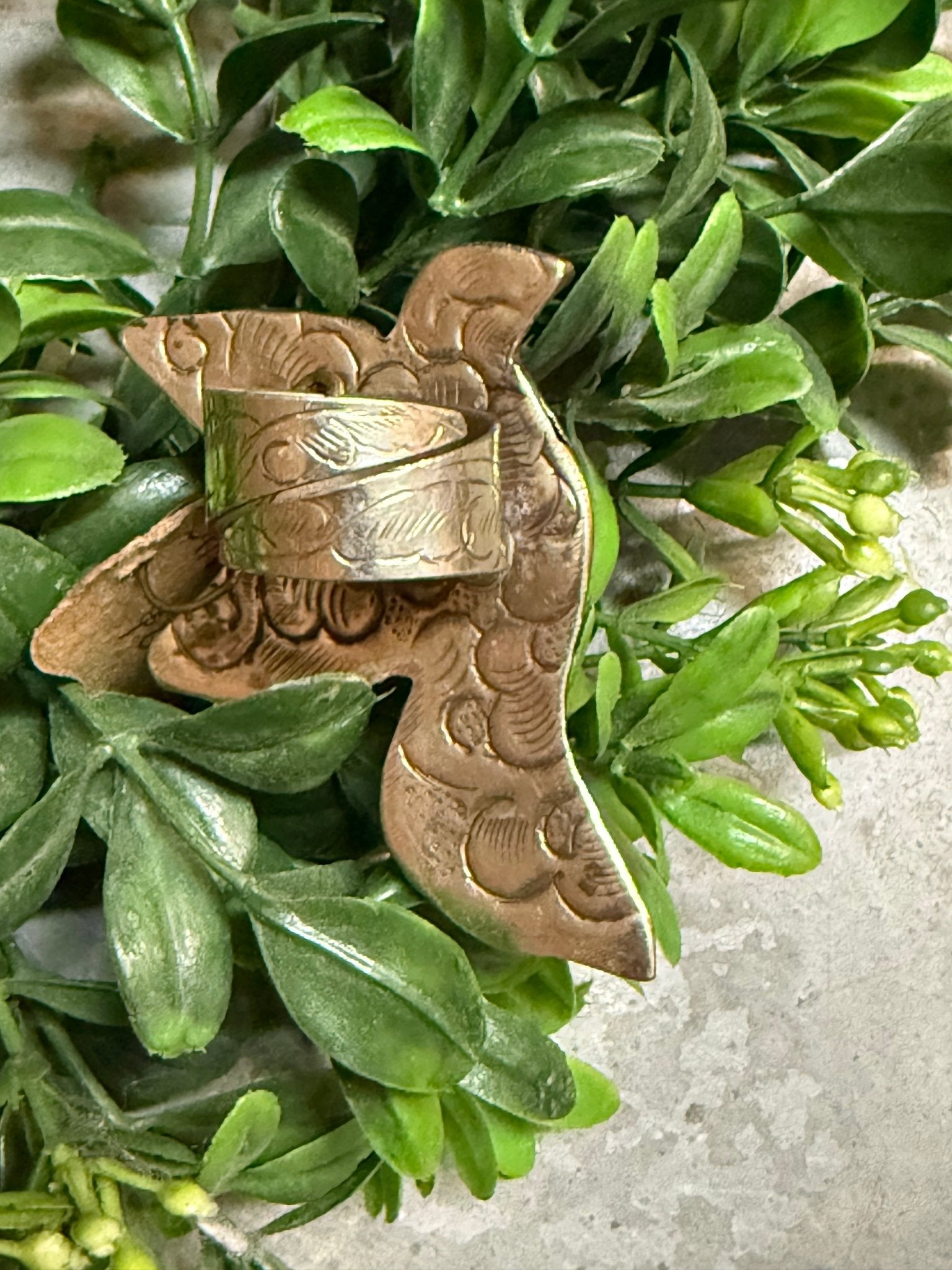 Silver Dove Ring - Vintage Vault Boutique