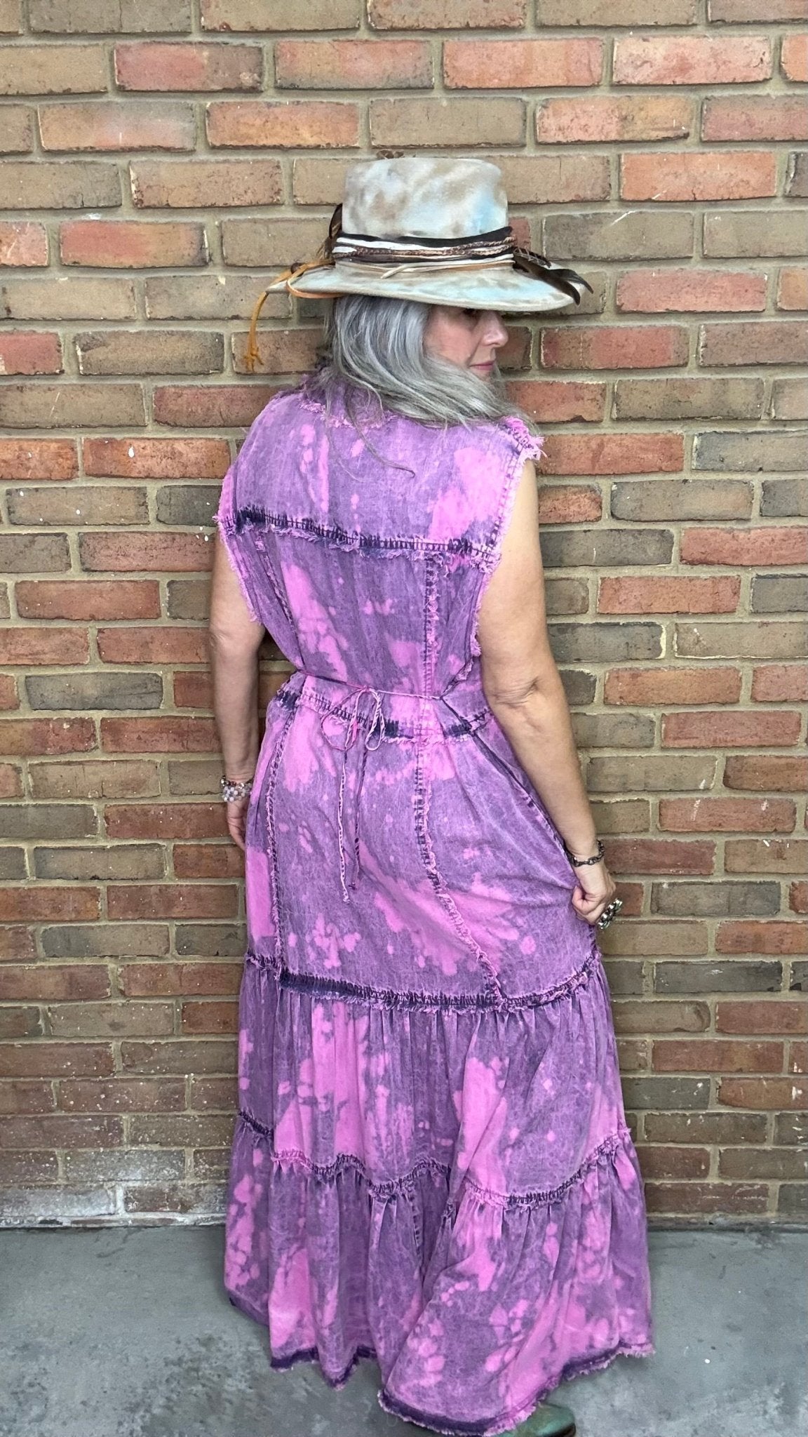 Pink Darling Sleeveless Button Up Dress/Duster - Vintage Vault Boutique
