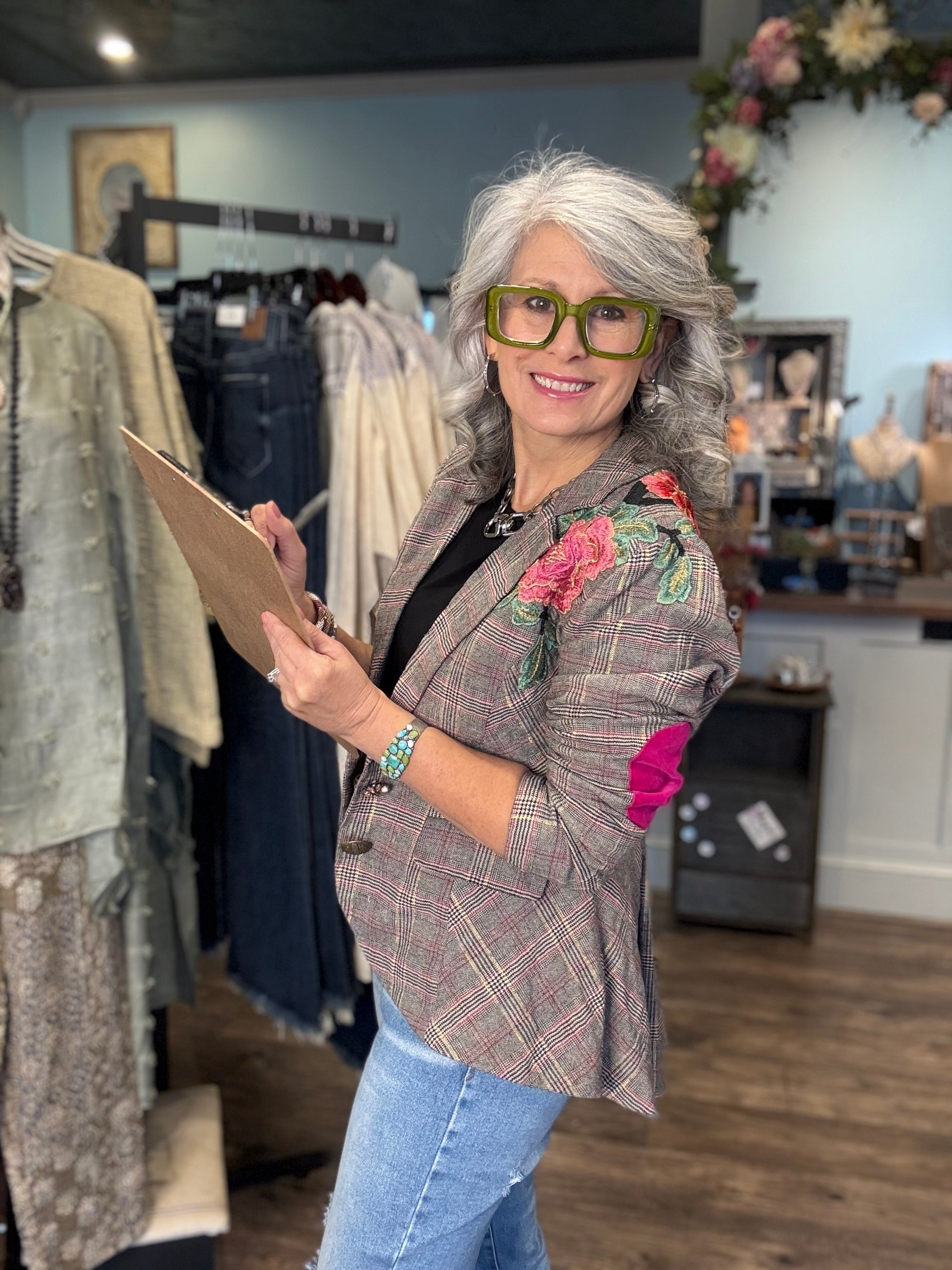 Gabriella Smoky Ash Blazer