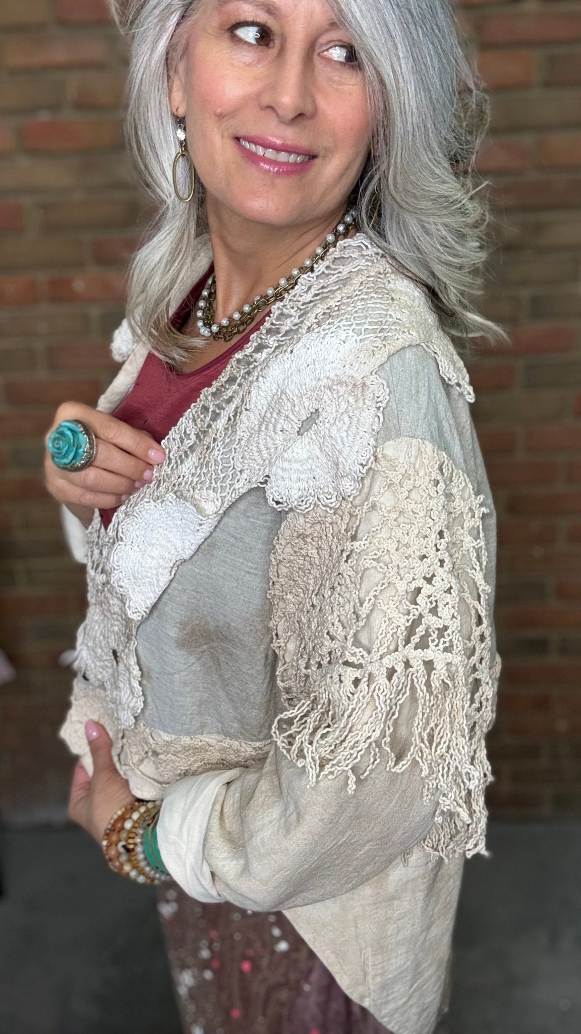 Heirloom Haze Jacket - Vintage Vault Boutique