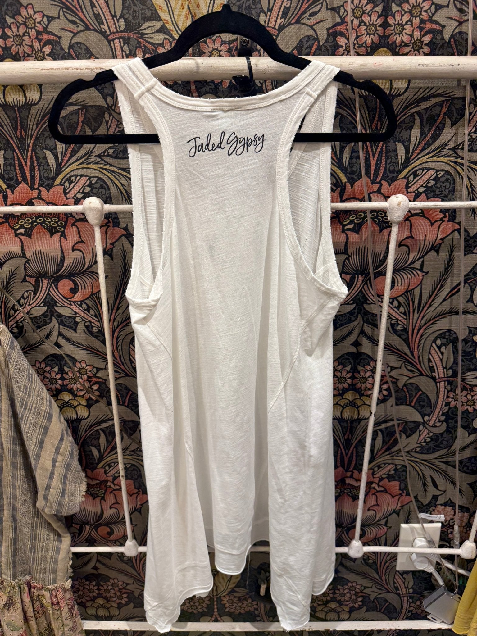 Beyond The Moon Tank - Parchment - Vintage Vault Boutique