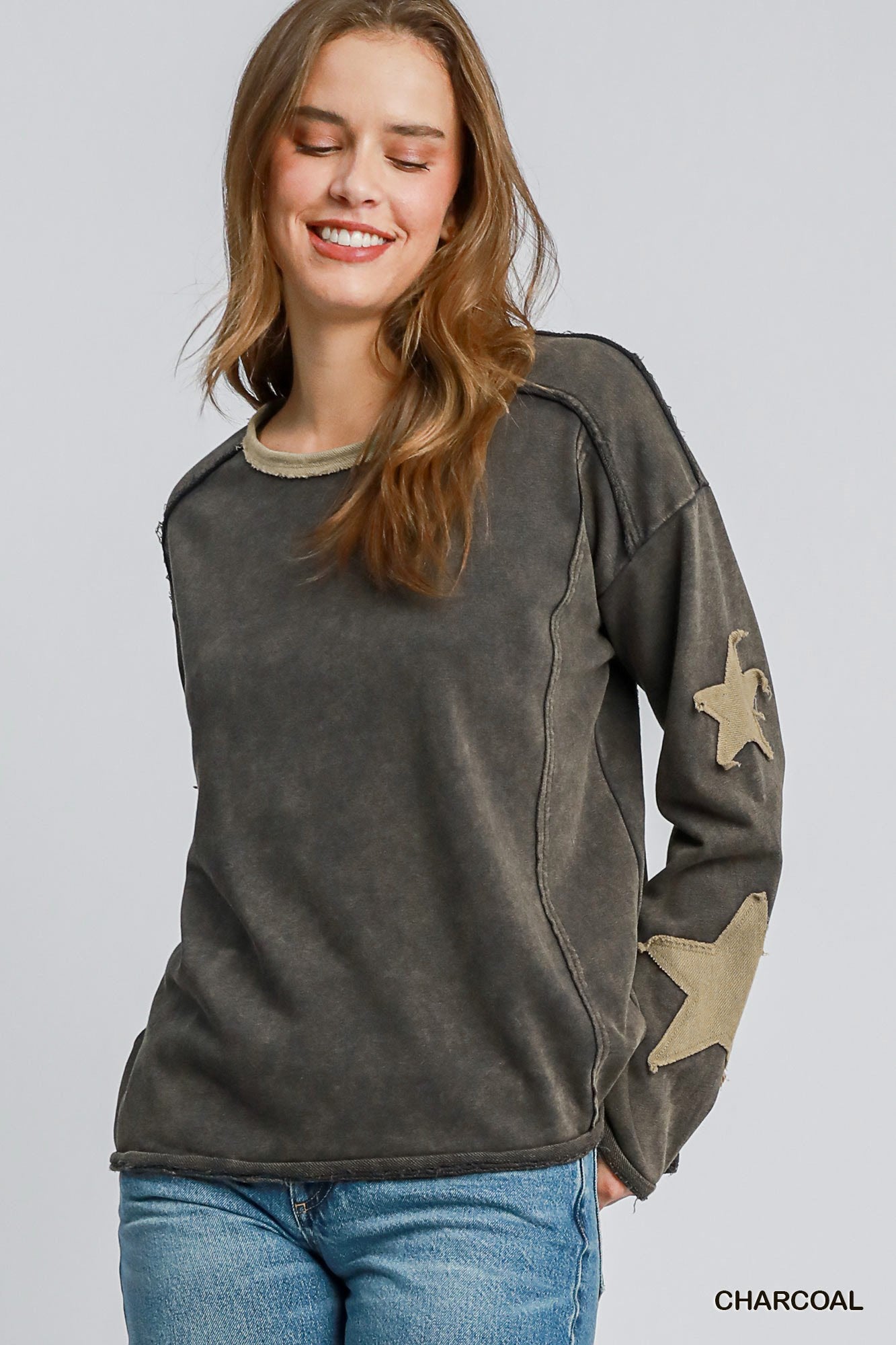 Starry Sleeve Sweatshirt