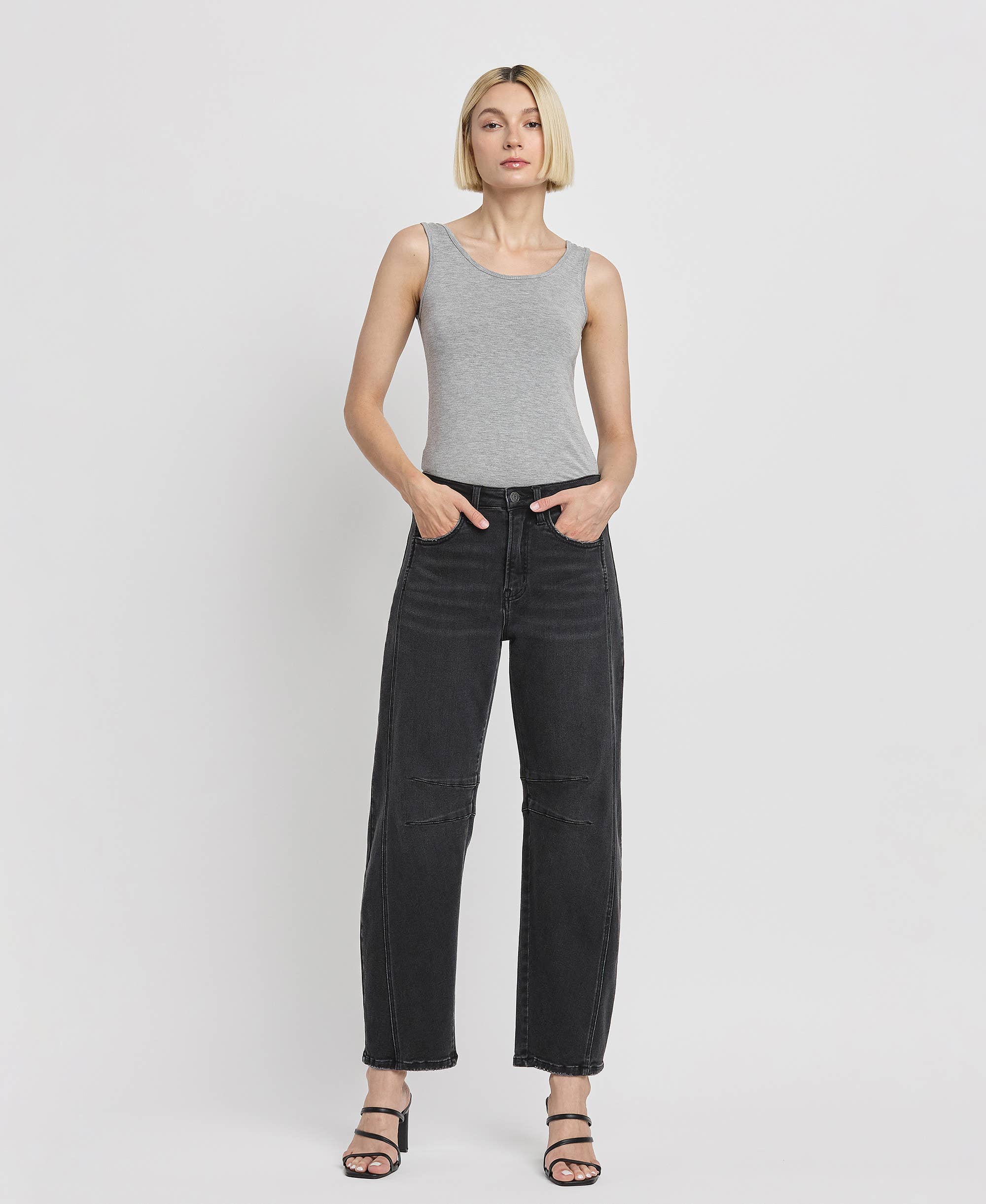 Ankle Barrel Leg Jean