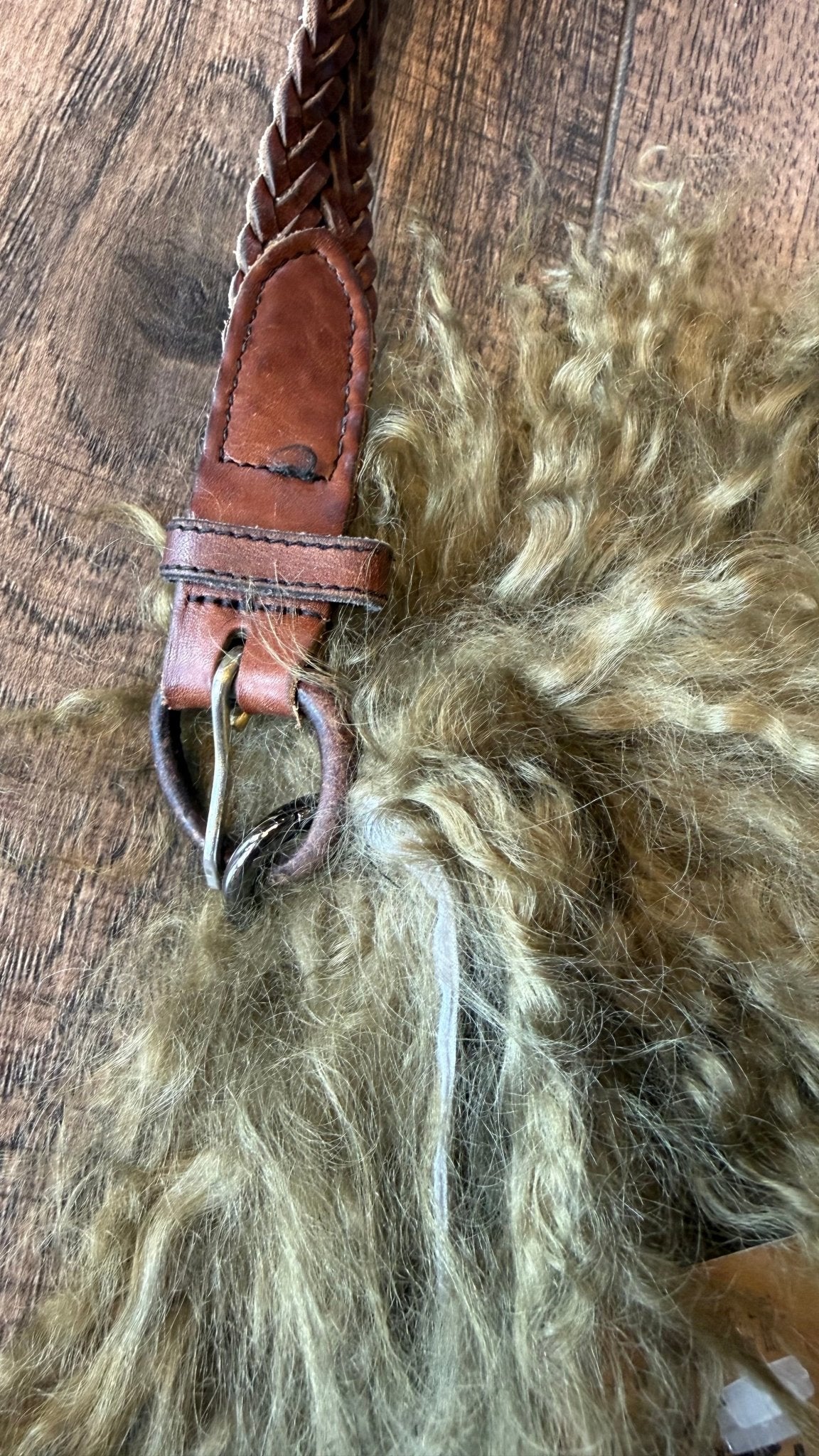 Small Green Mongolian Hand Bag - Vintage Vault Boutique