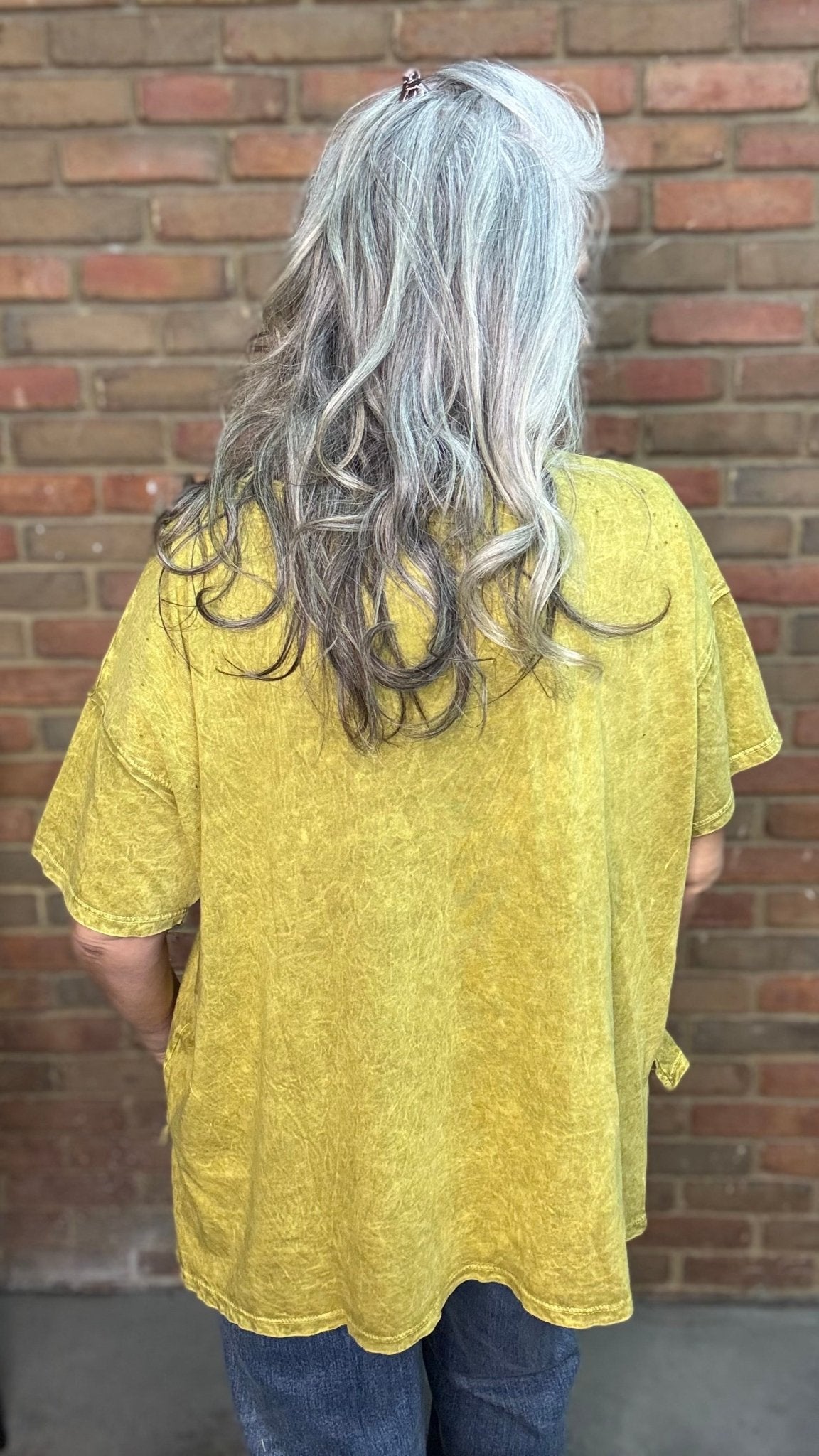 Grafitti T-Shirt in Chartreuse - Vintage Vault Boutique