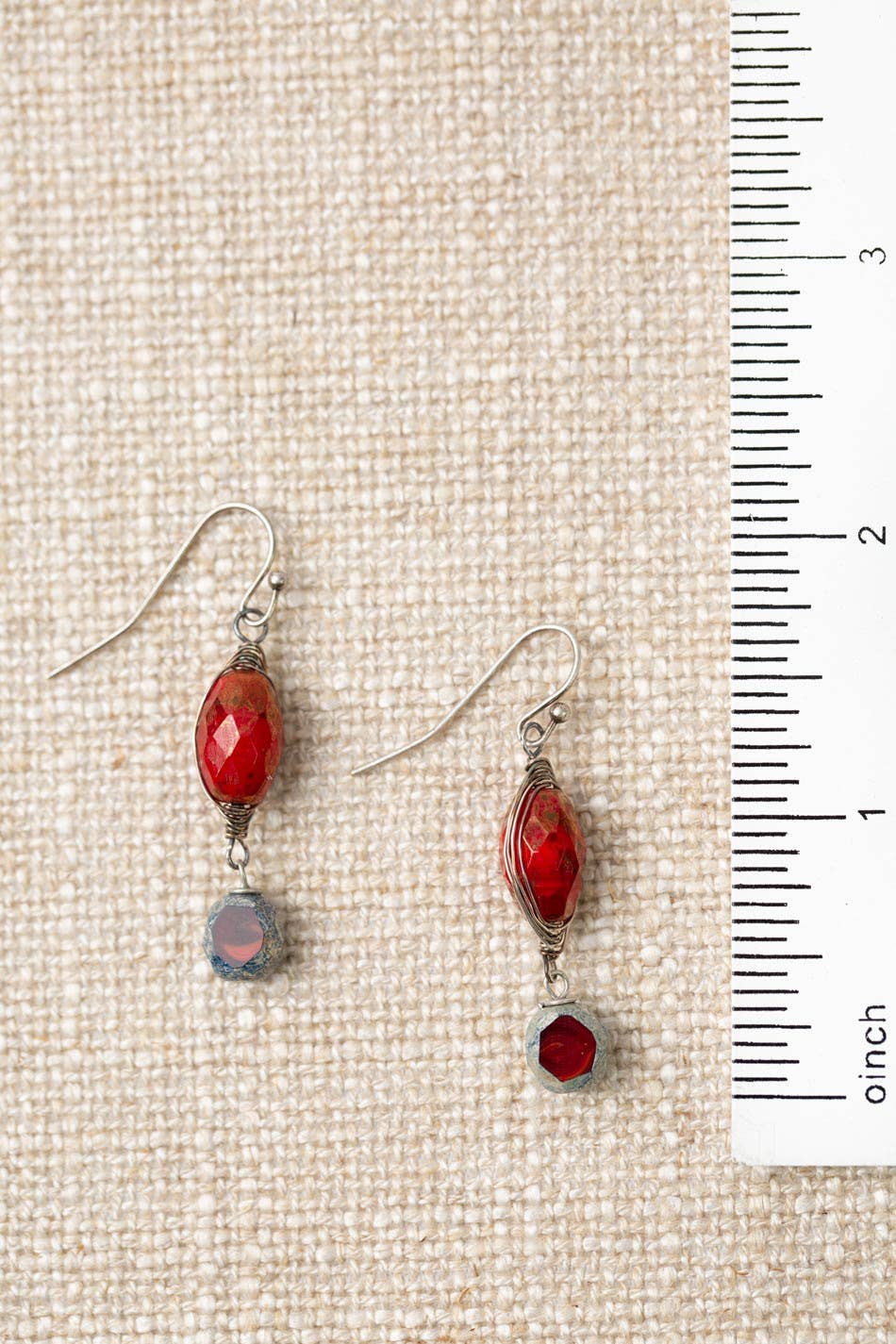 Czech Glass Earrings 072E