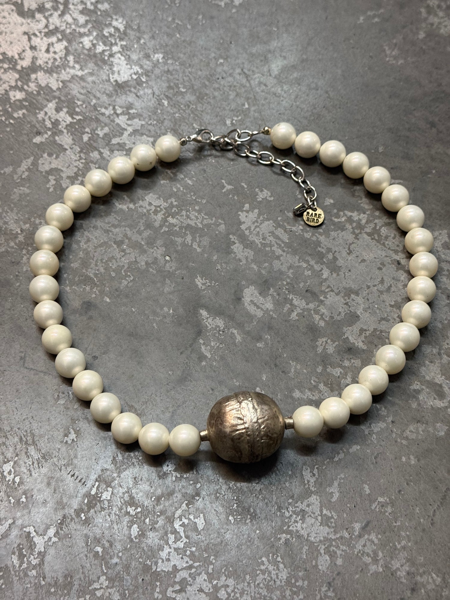 Pearl Tibet Bead Necklace