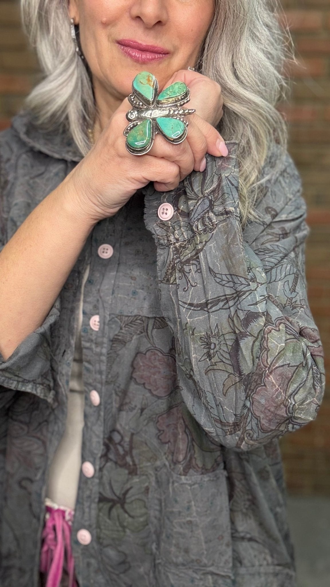 Drifting Petals Top - Vintage Vault Boutique