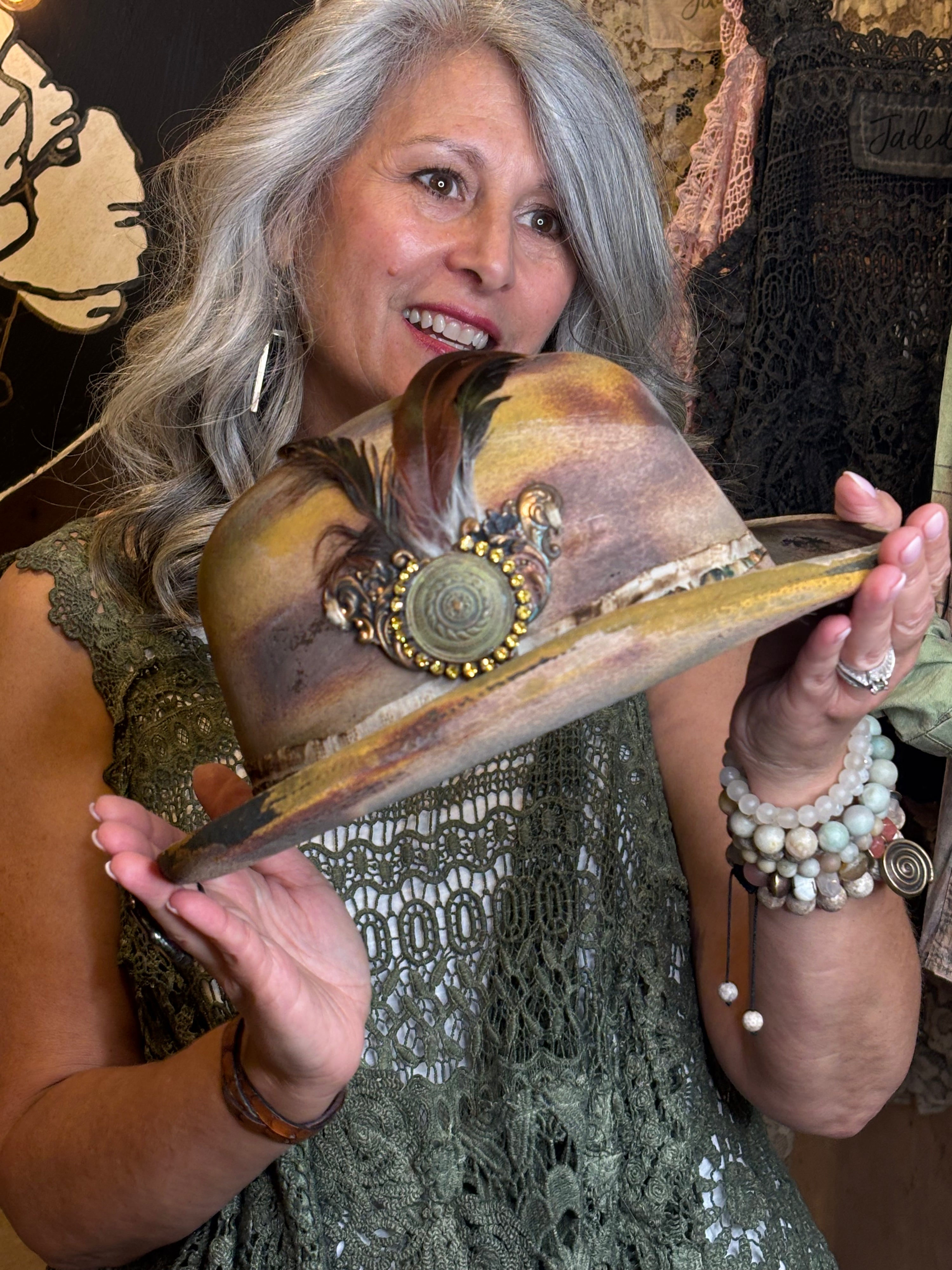 Medallion Bowler Hat