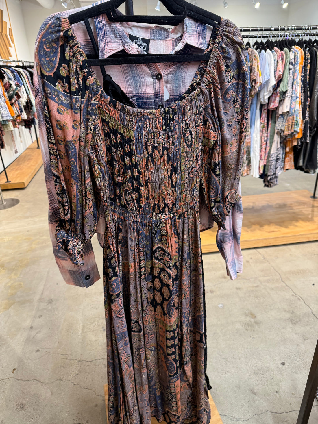 Black Smocked Dress