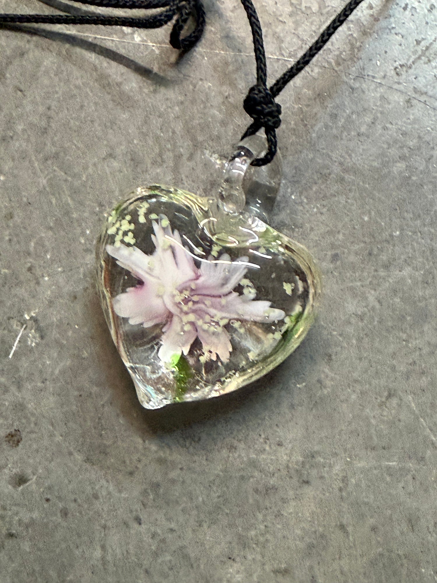 Heart Glass Pendant