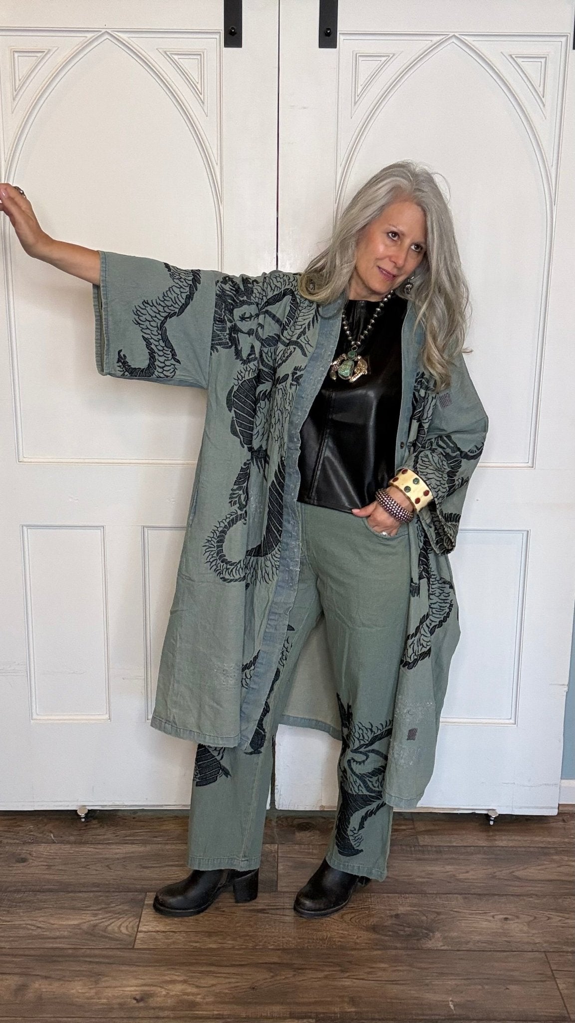 Dragon Spirit Kimono - Vintage Vault Boutique