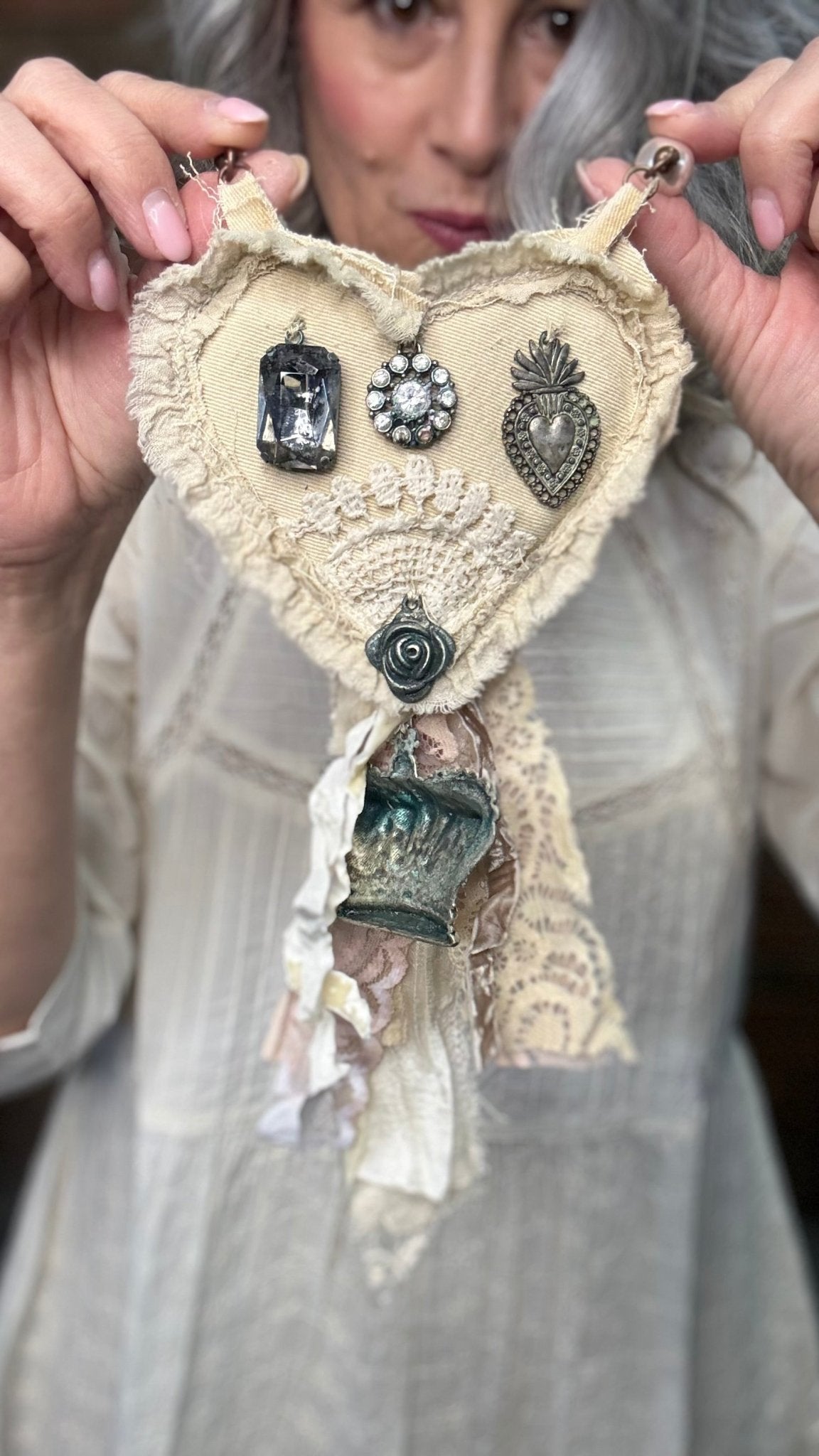 Prayer Pocket Necklace - Vintage Vault Boutique
