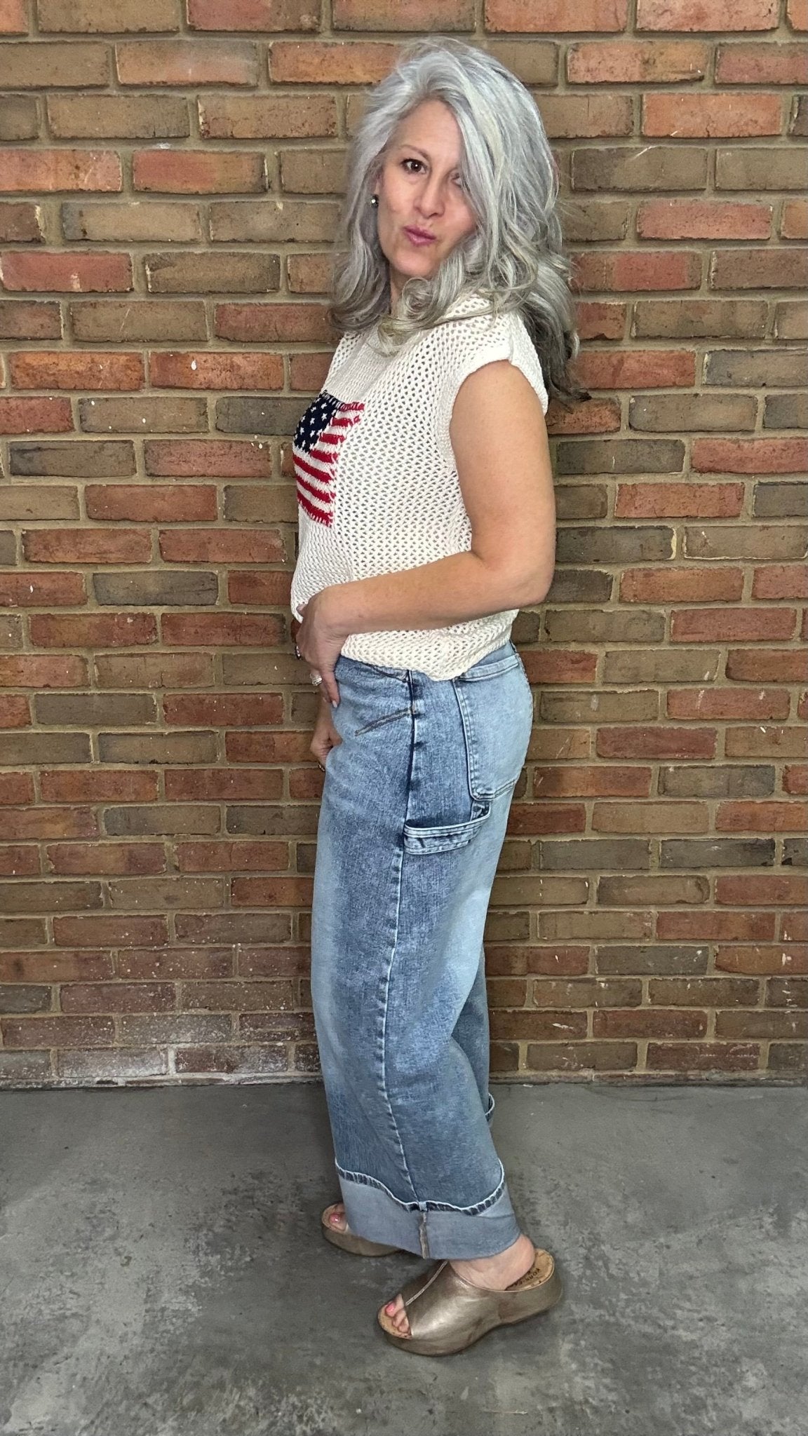 Washed and Worn Slim Barrel Jean - Vintage Vault Boutique