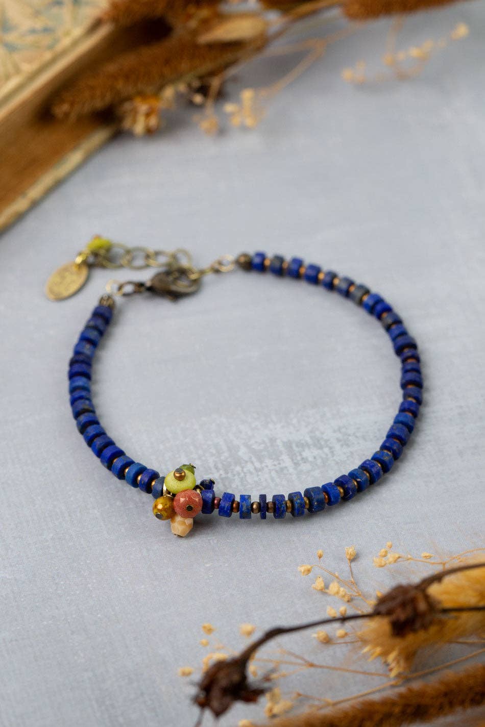 Azulejo Lapis Simple Bracelet 013B - Vintage Vault Boutique