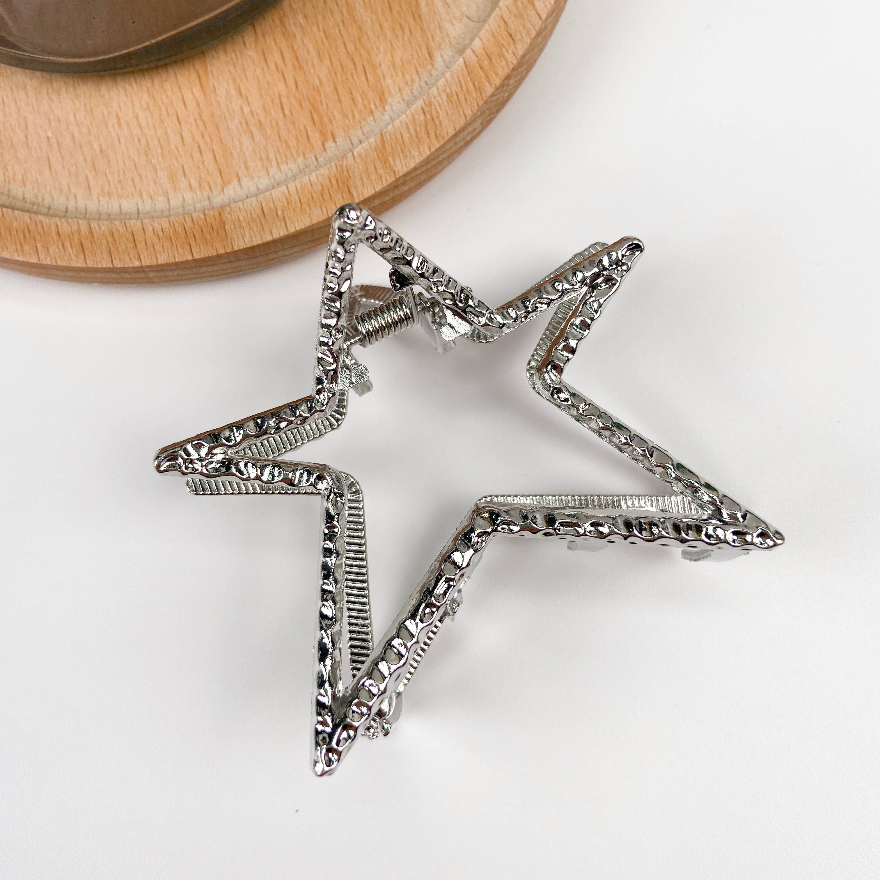 Alloy Star Hair Claw Clip