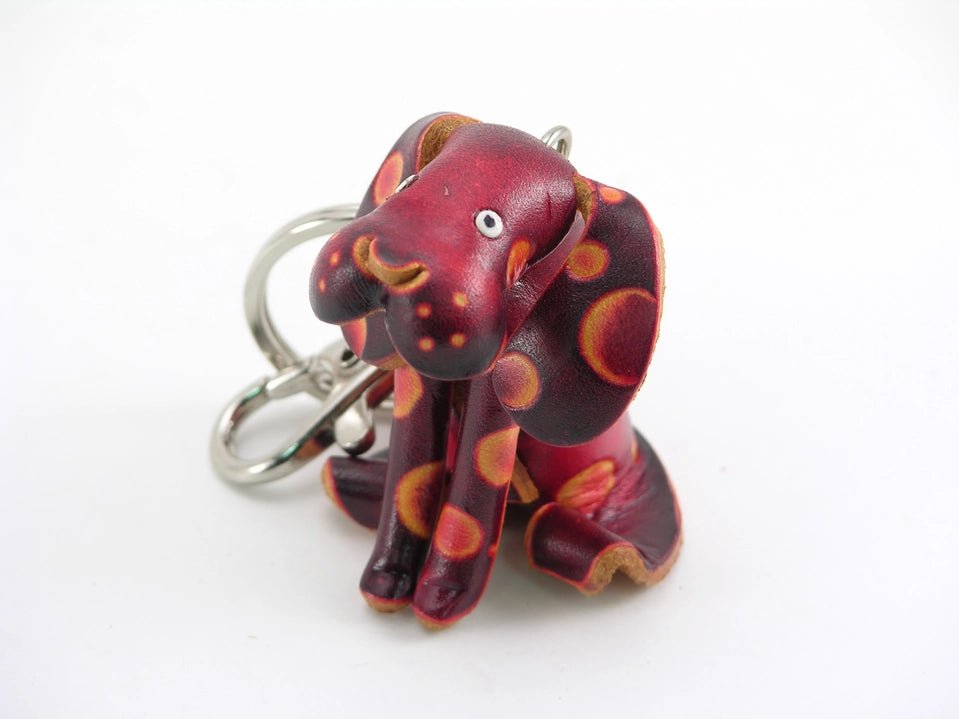 Leather Sitting Dog Key Chain - Vintage Vault Boutique