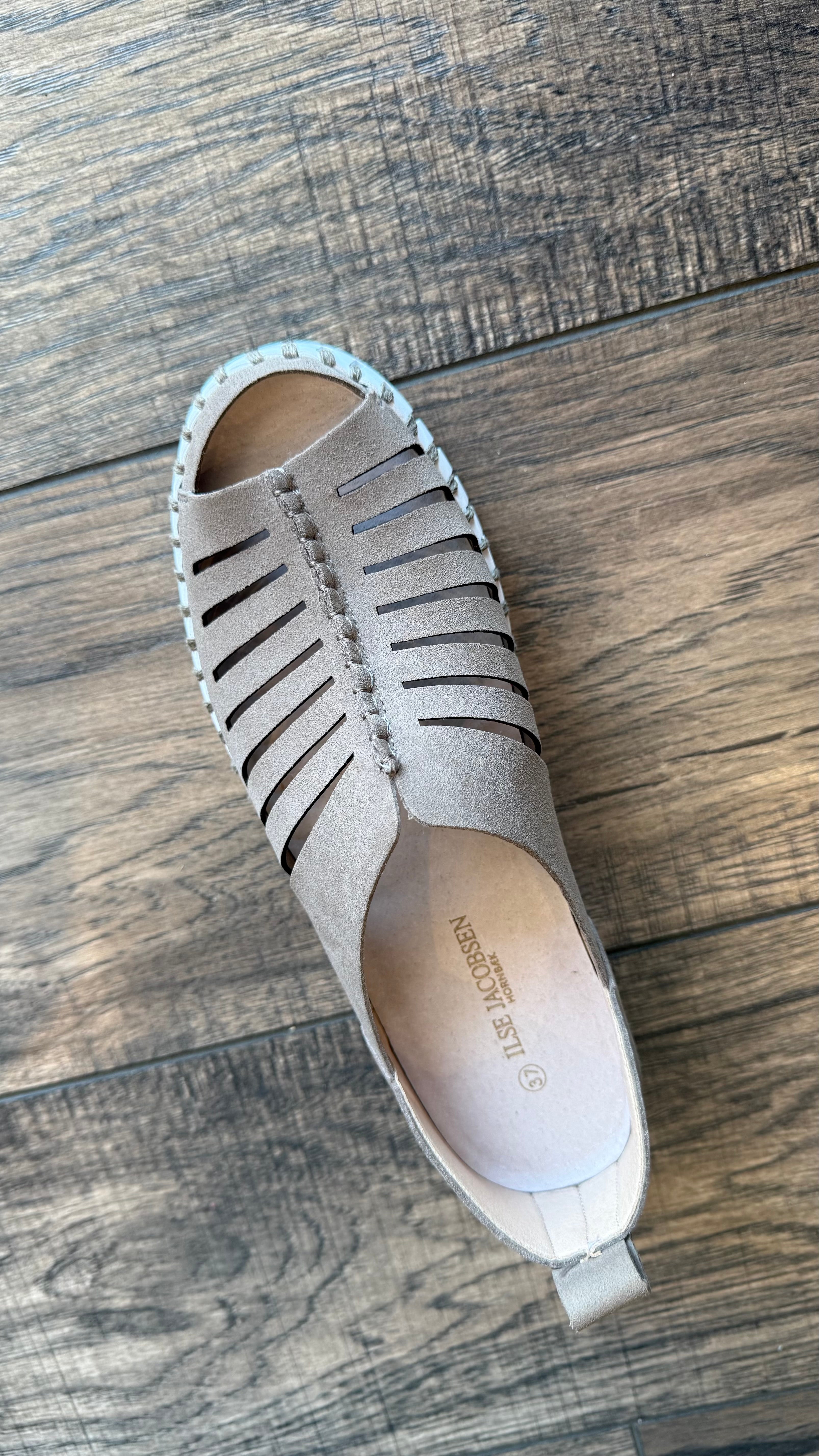 Tulip 9376 Platform Open Toe Slip On Shoe